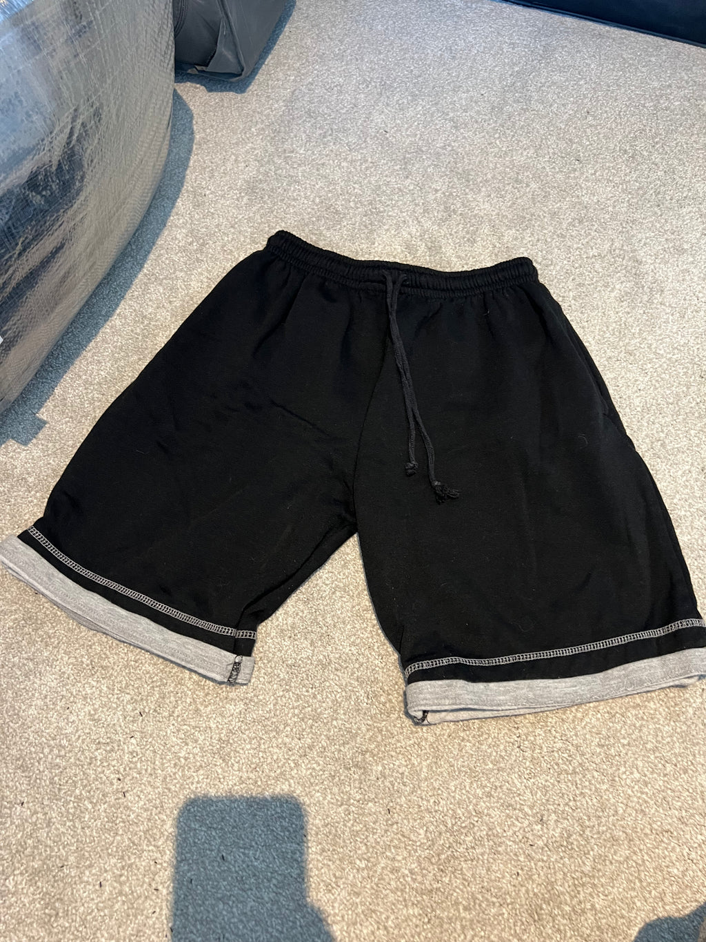Blck baggy shorts