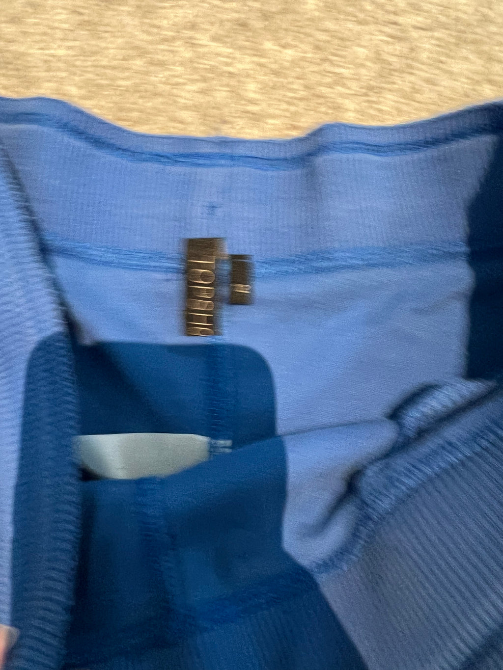 Topshop blue shorts