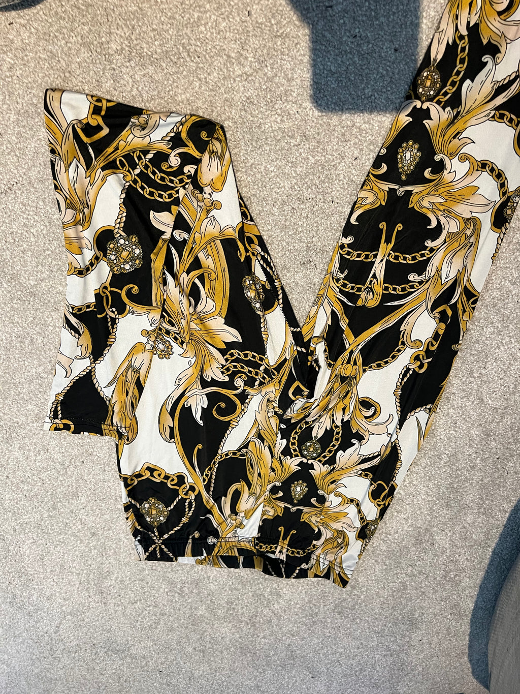 Pattern Boohoo trousers