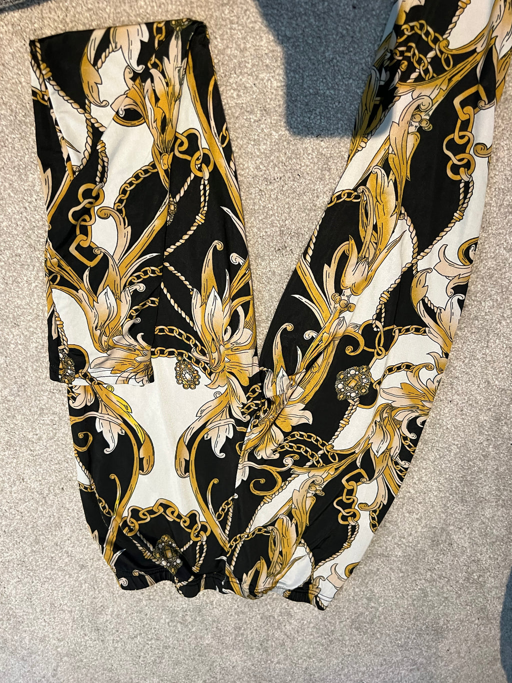 Pattern Boohoo trousers