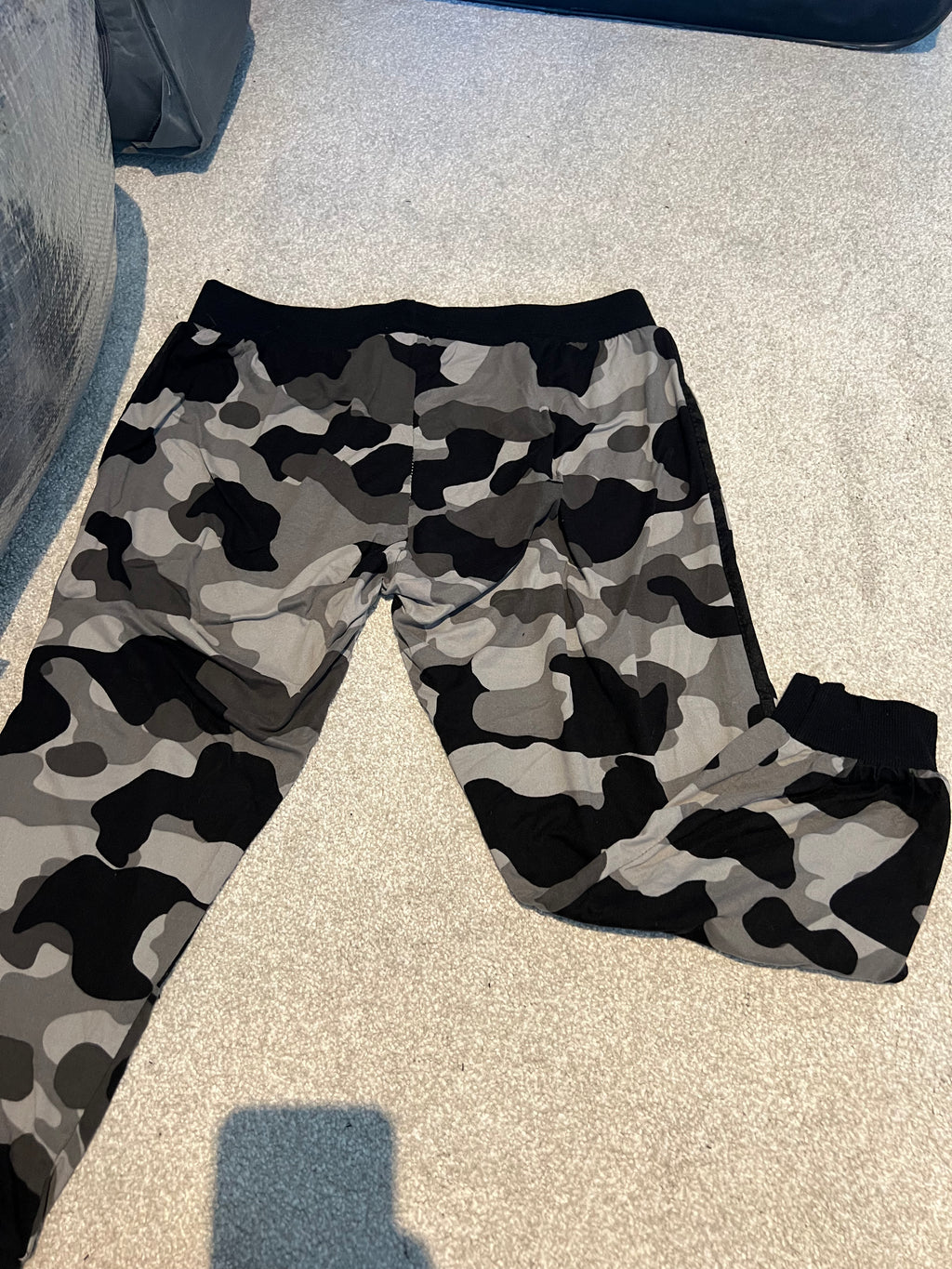Camouflage print joggers