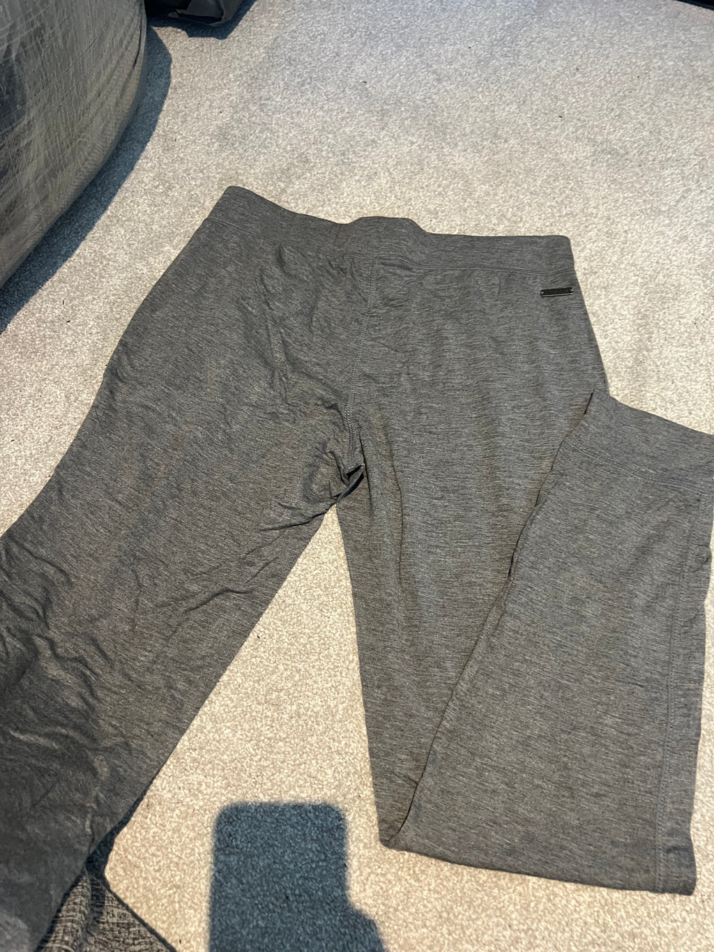 Grey flared joggers
