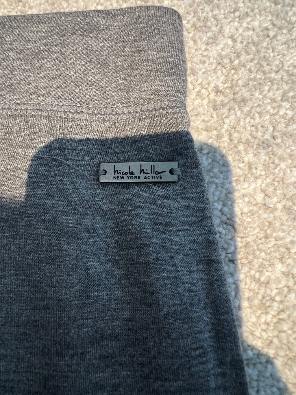 Grey flared joggers