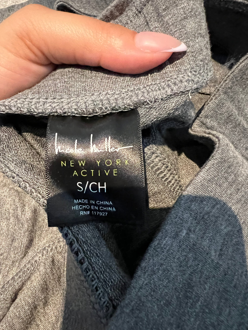 Grey flared joggers