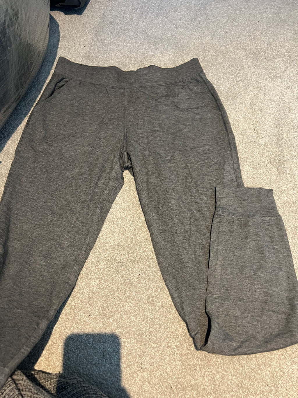 Grey flared joggers