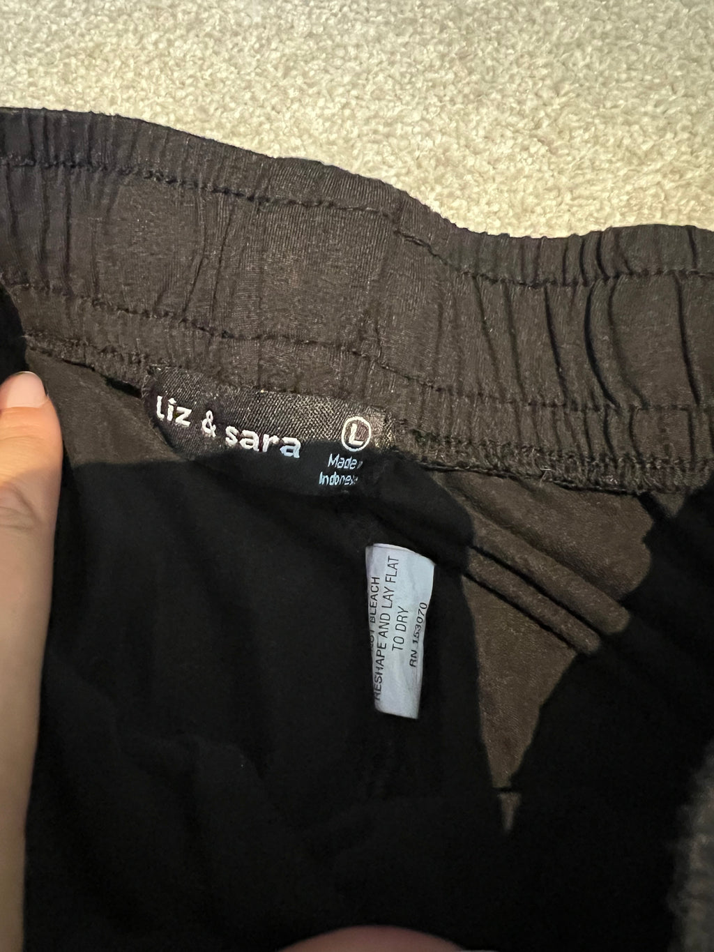 Black joggers
