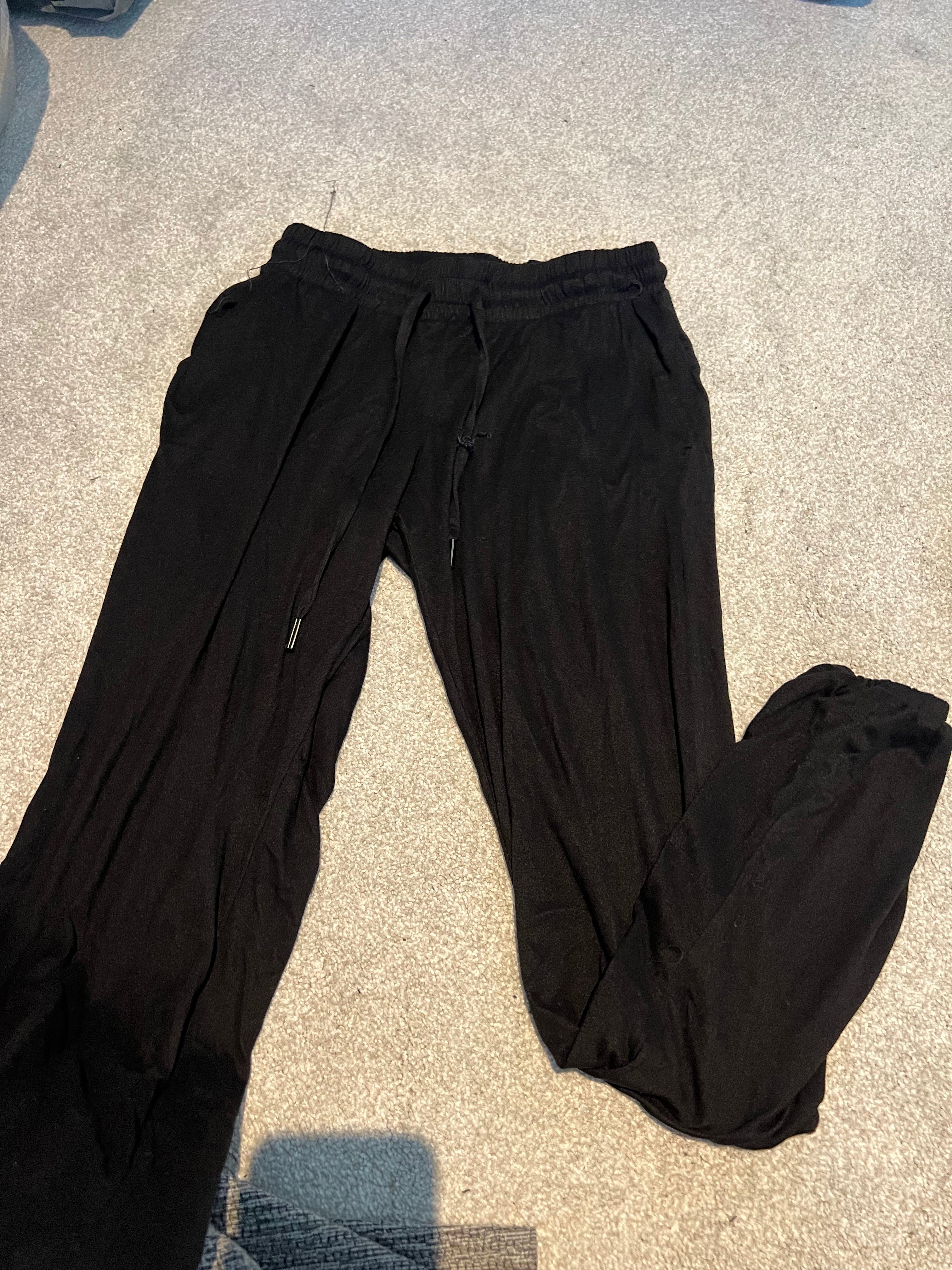 Black joggers