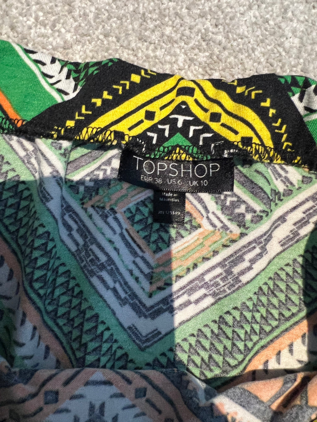 Patterned skirt