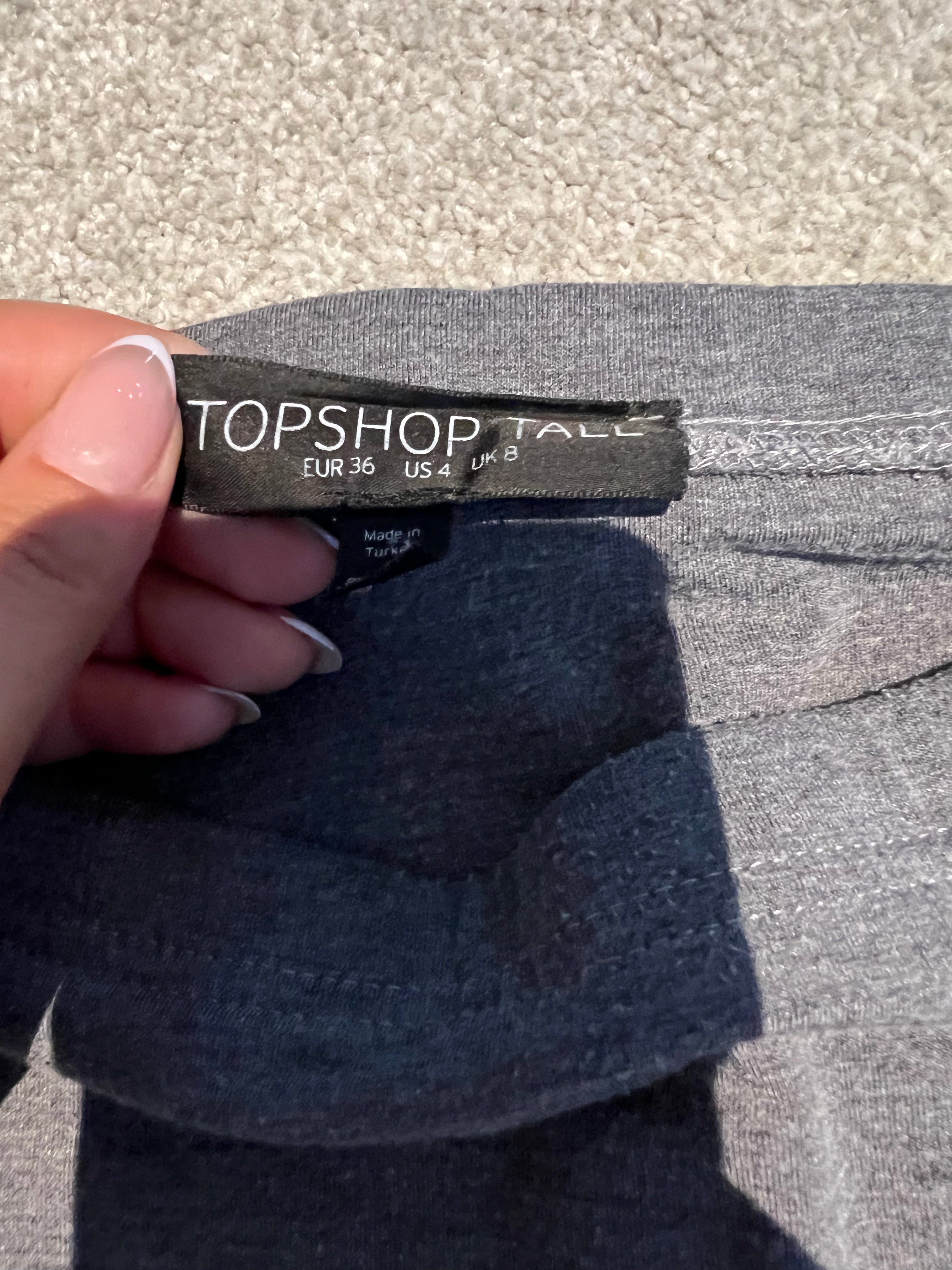 Grey maxi skirt (Tall)