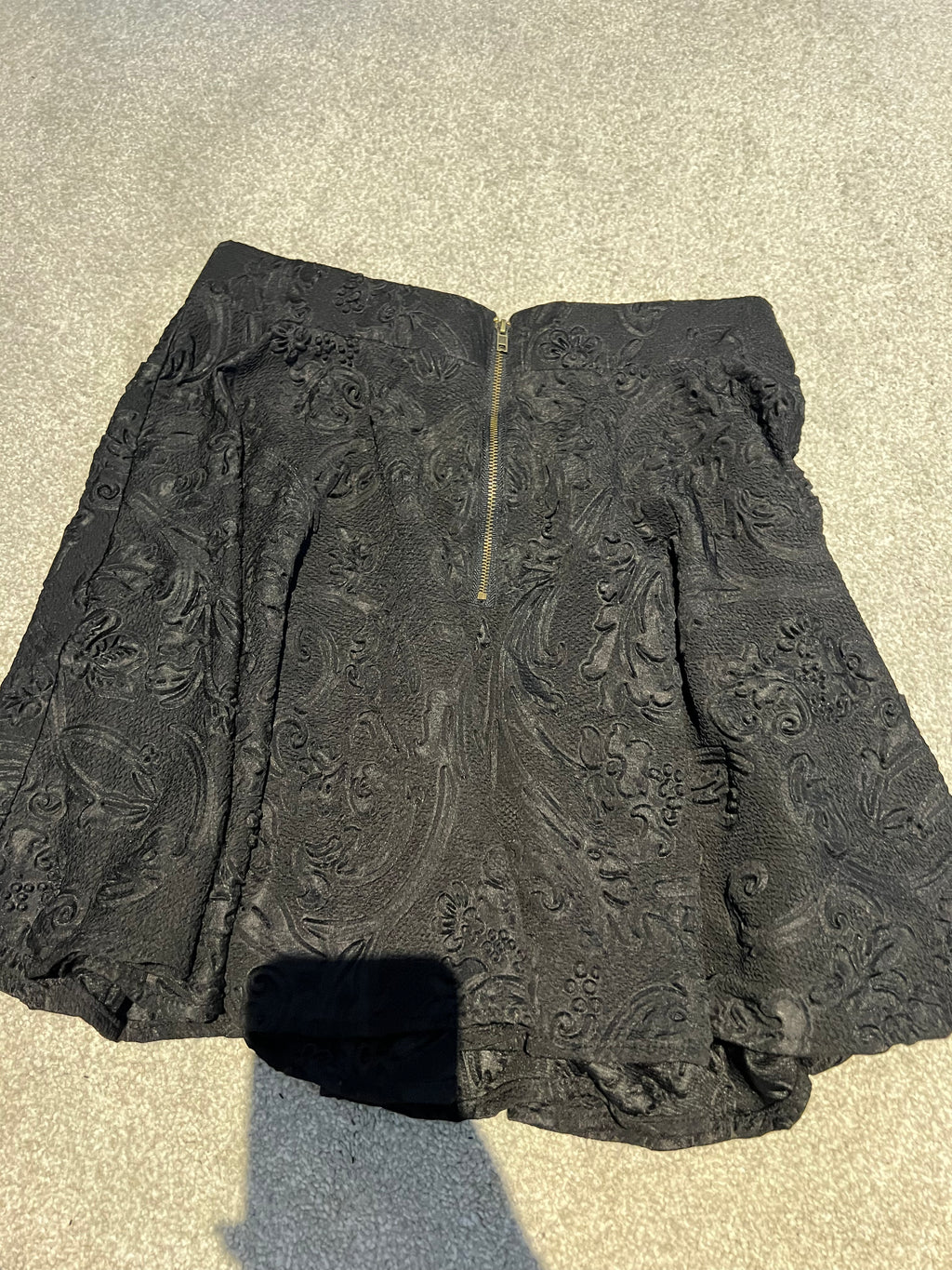 Mini black skirt