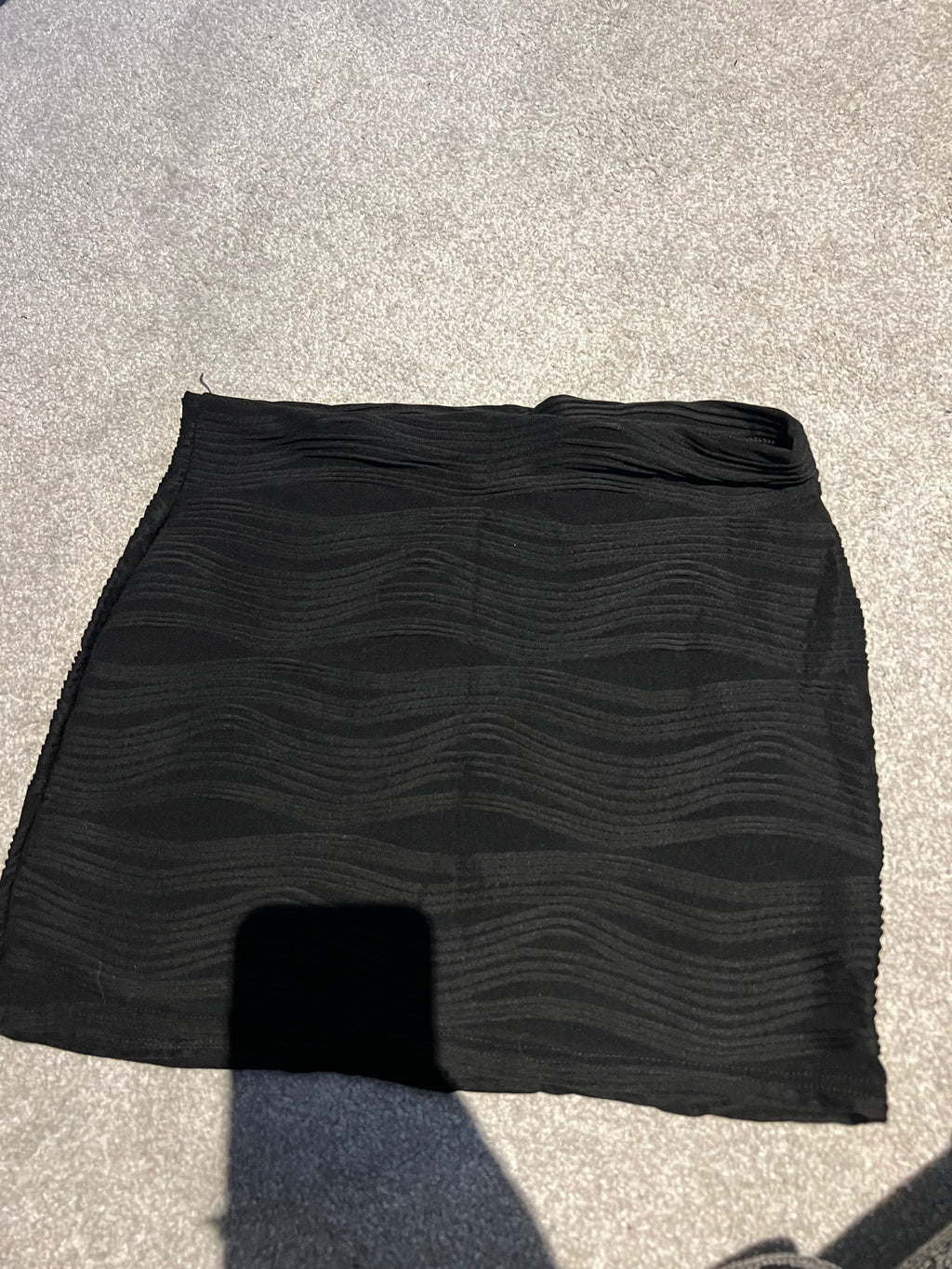 Mini black skirt