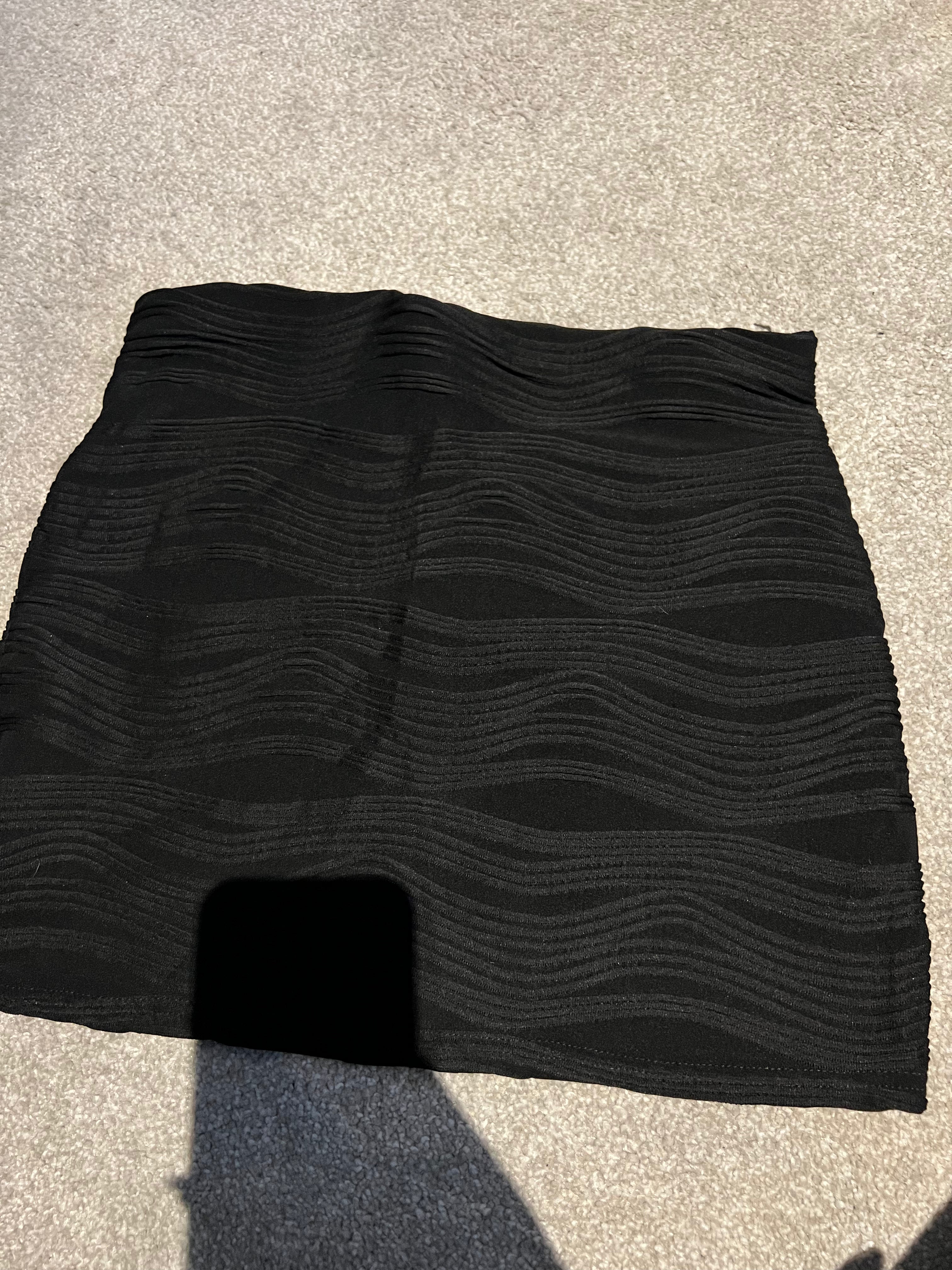 Mini black skirt