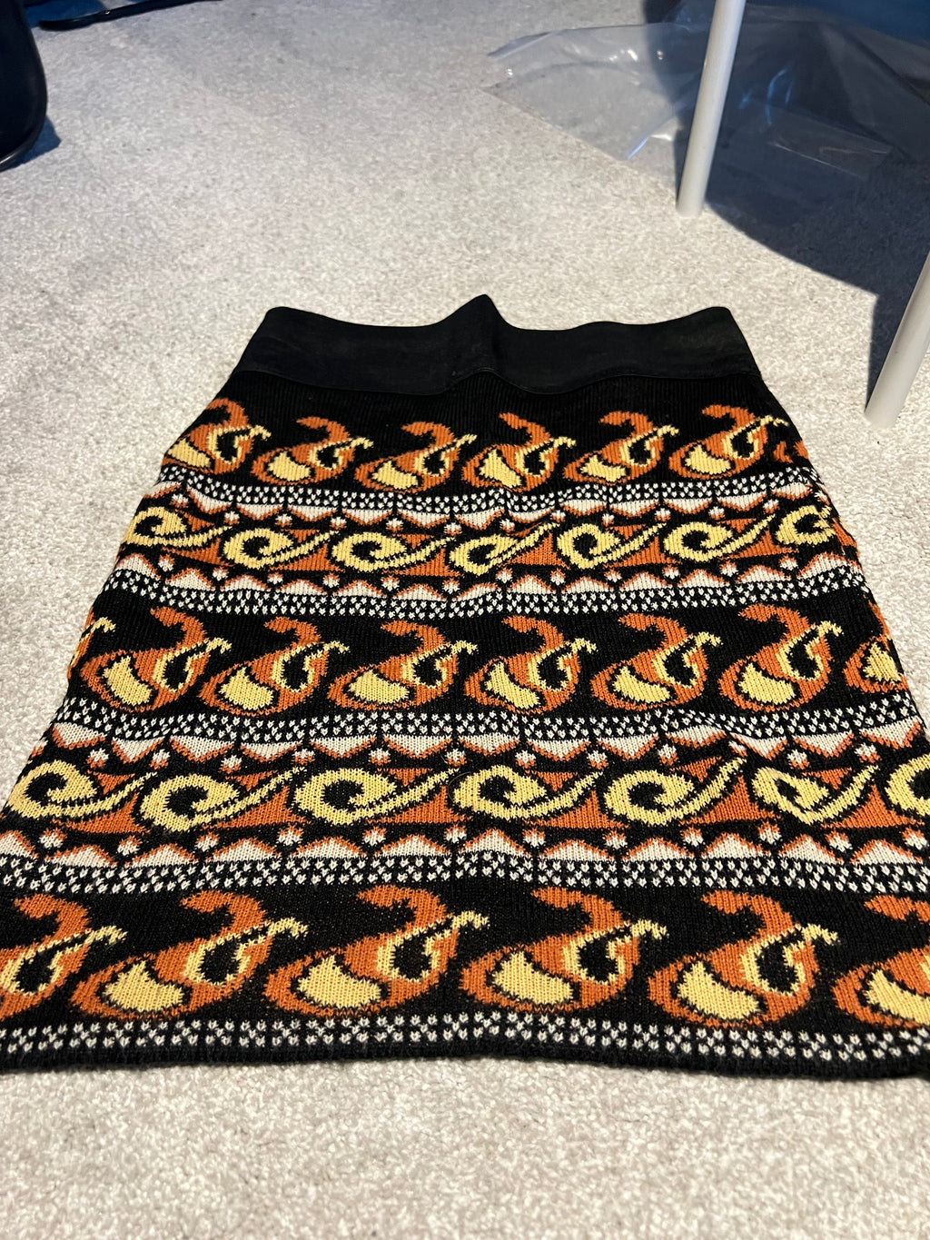 Patterned skirt