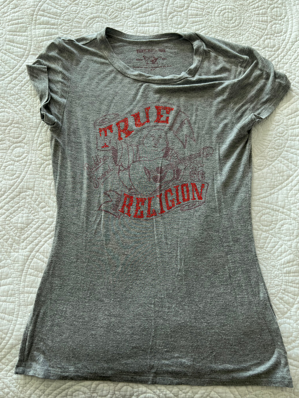 True Religion grey t-shirt