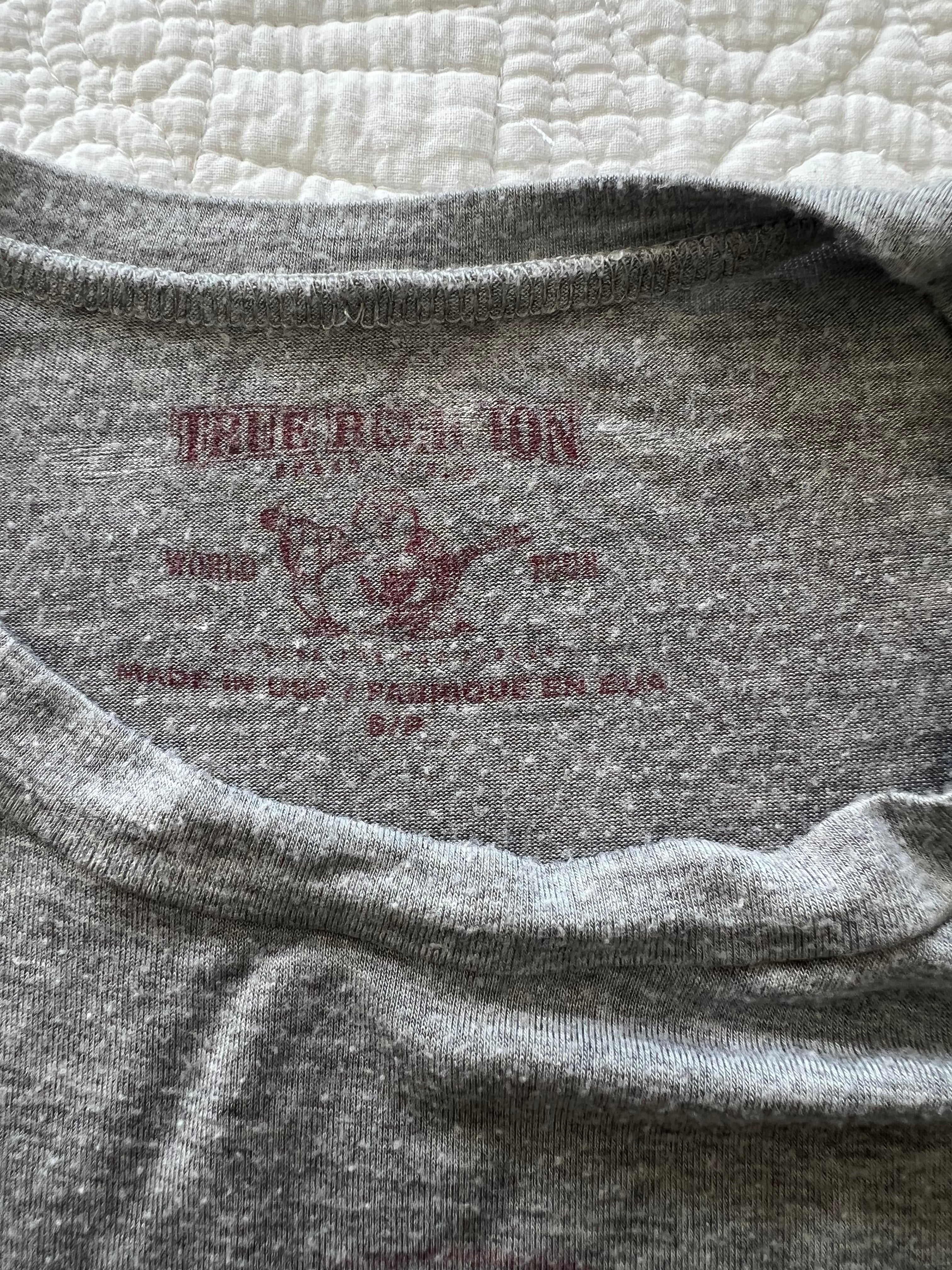 True Religion grey t-shirt