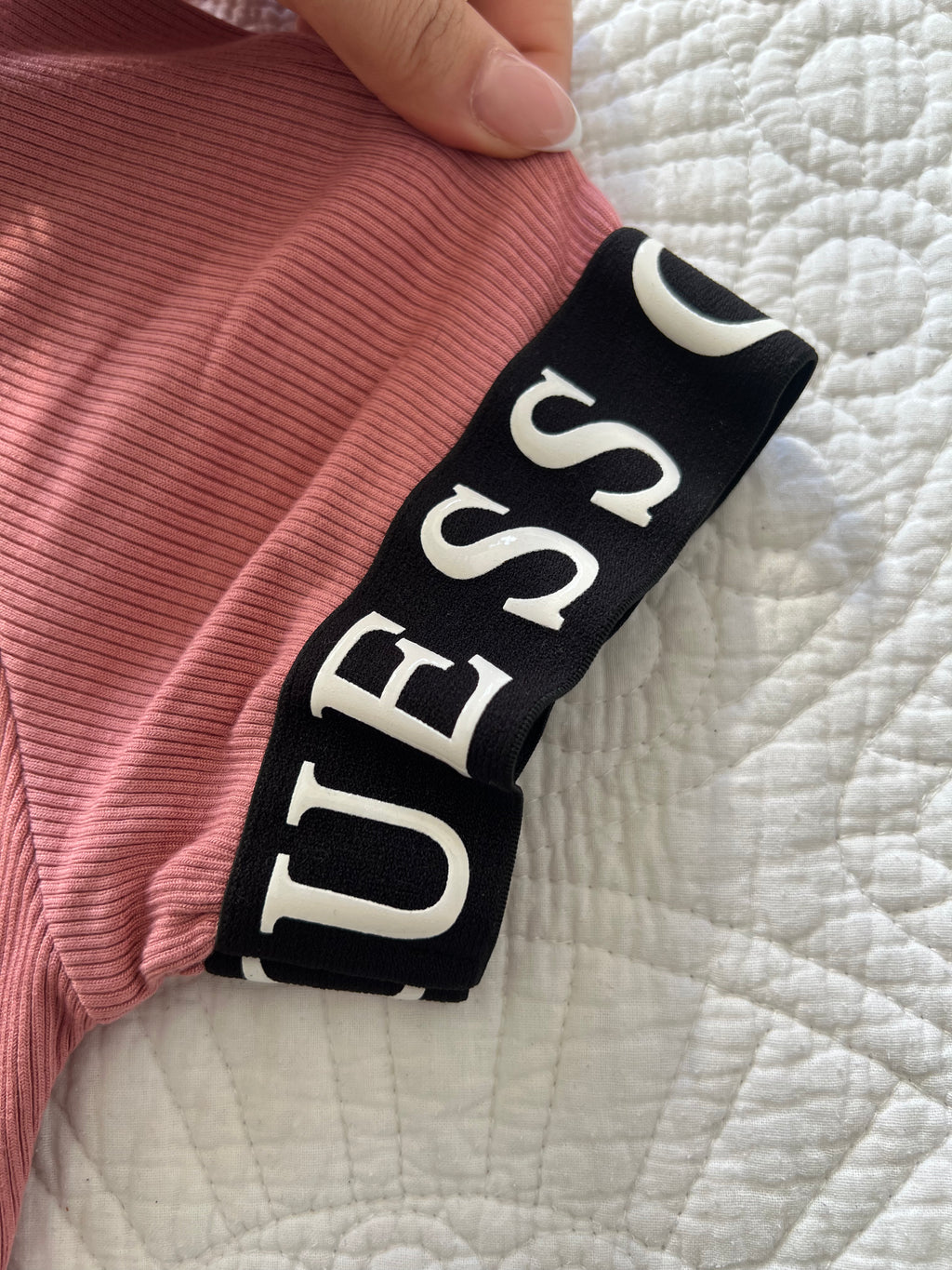 Guess pink bodysuit