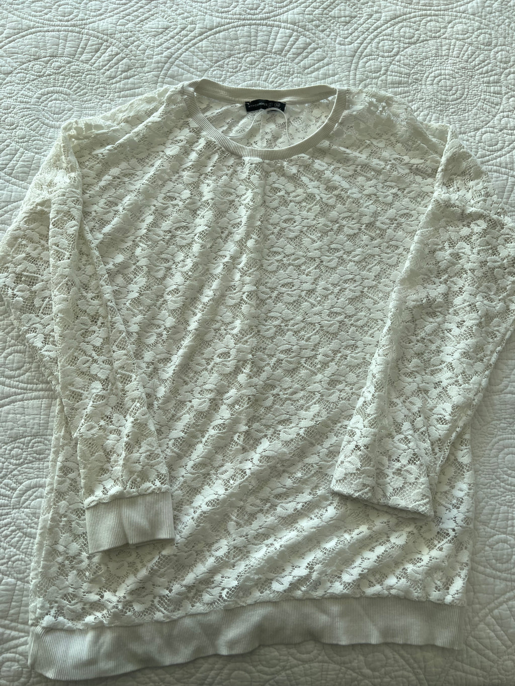 White lace top