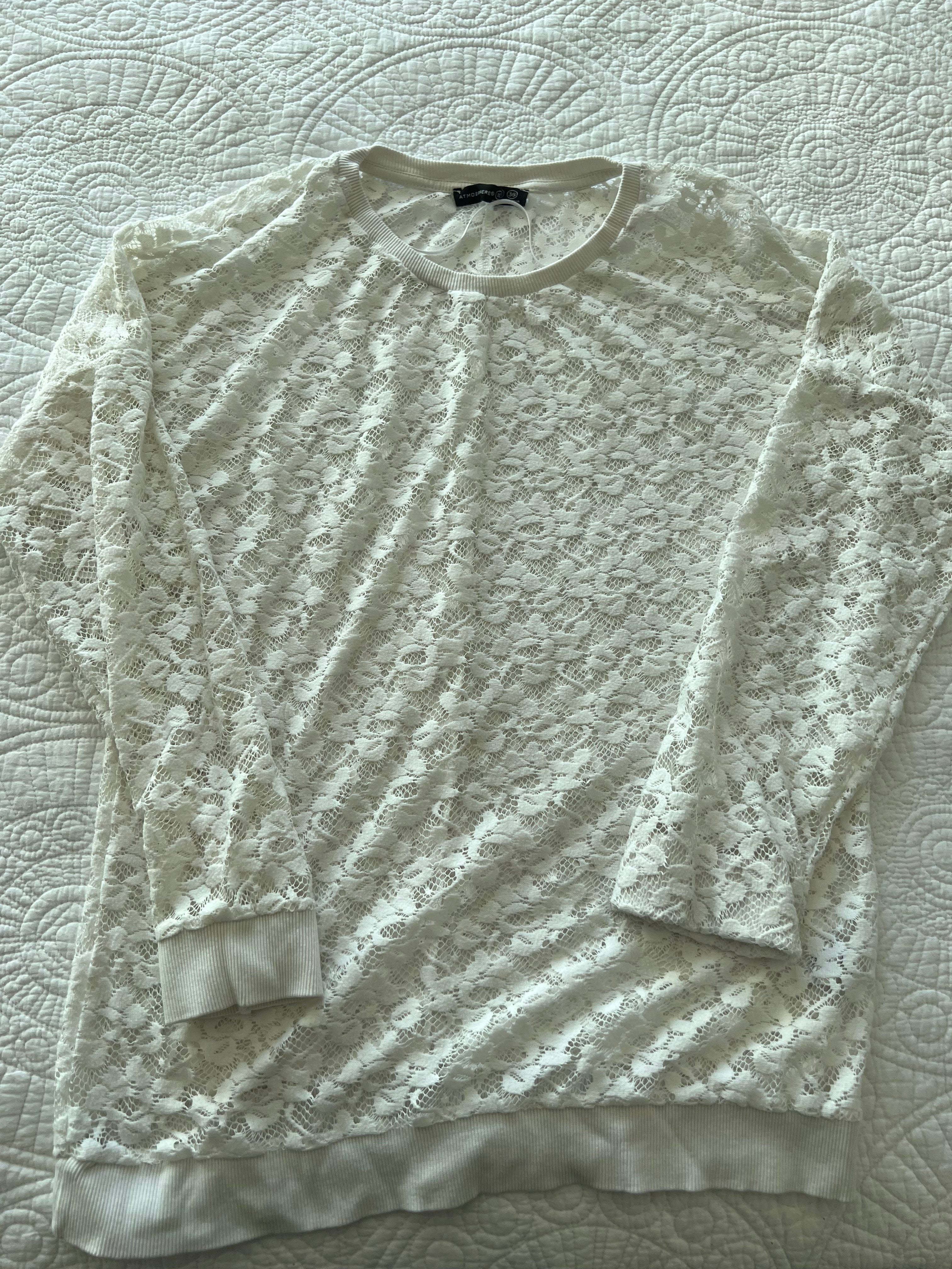 White lace top