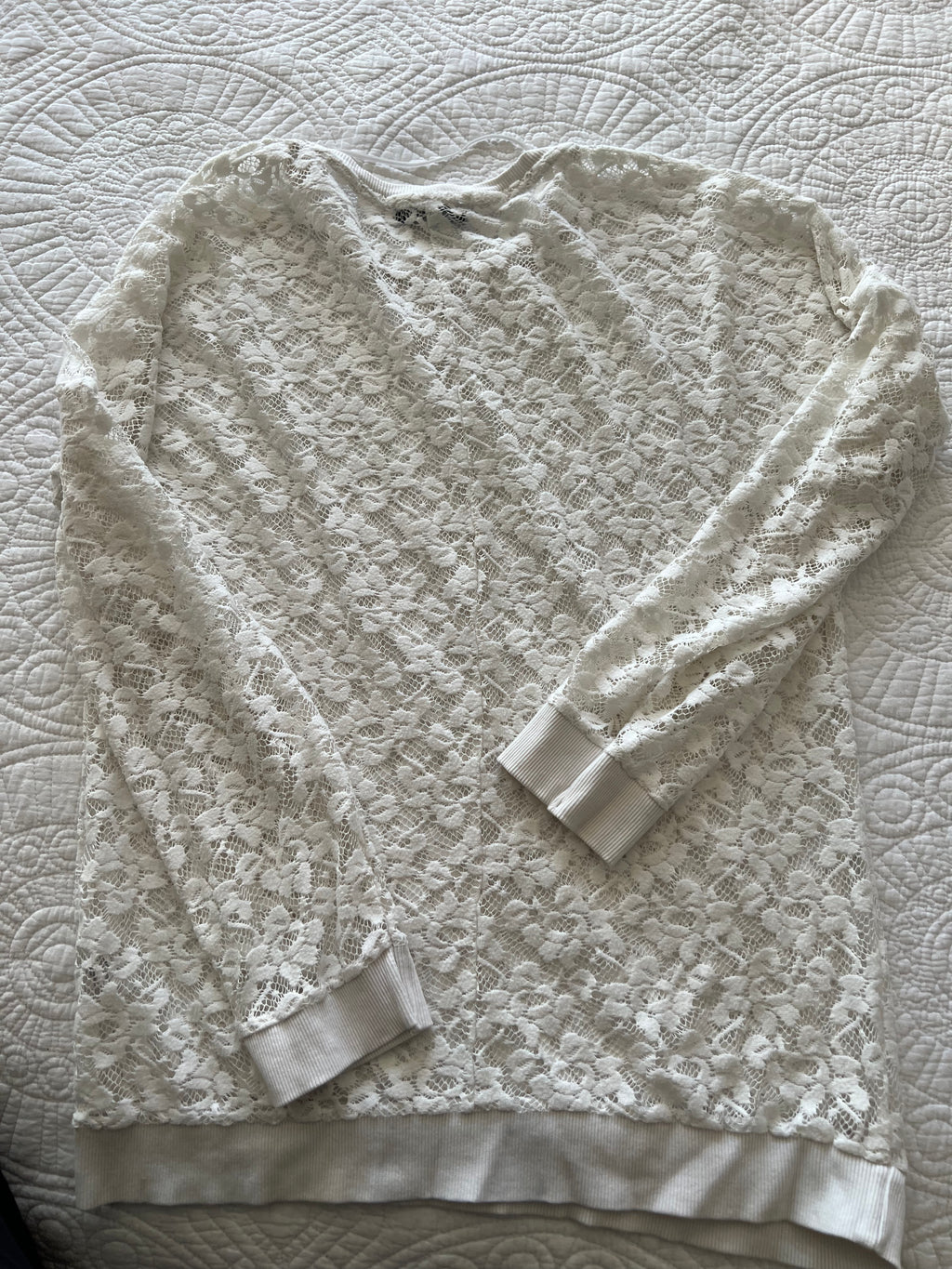 White lace top