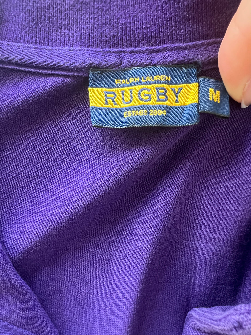 Ralph Lauren purple collar top