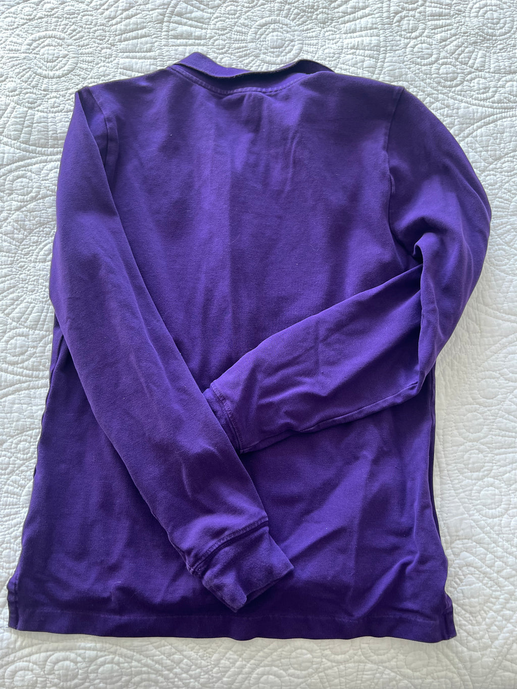 Ralph Lauren purple collar top
