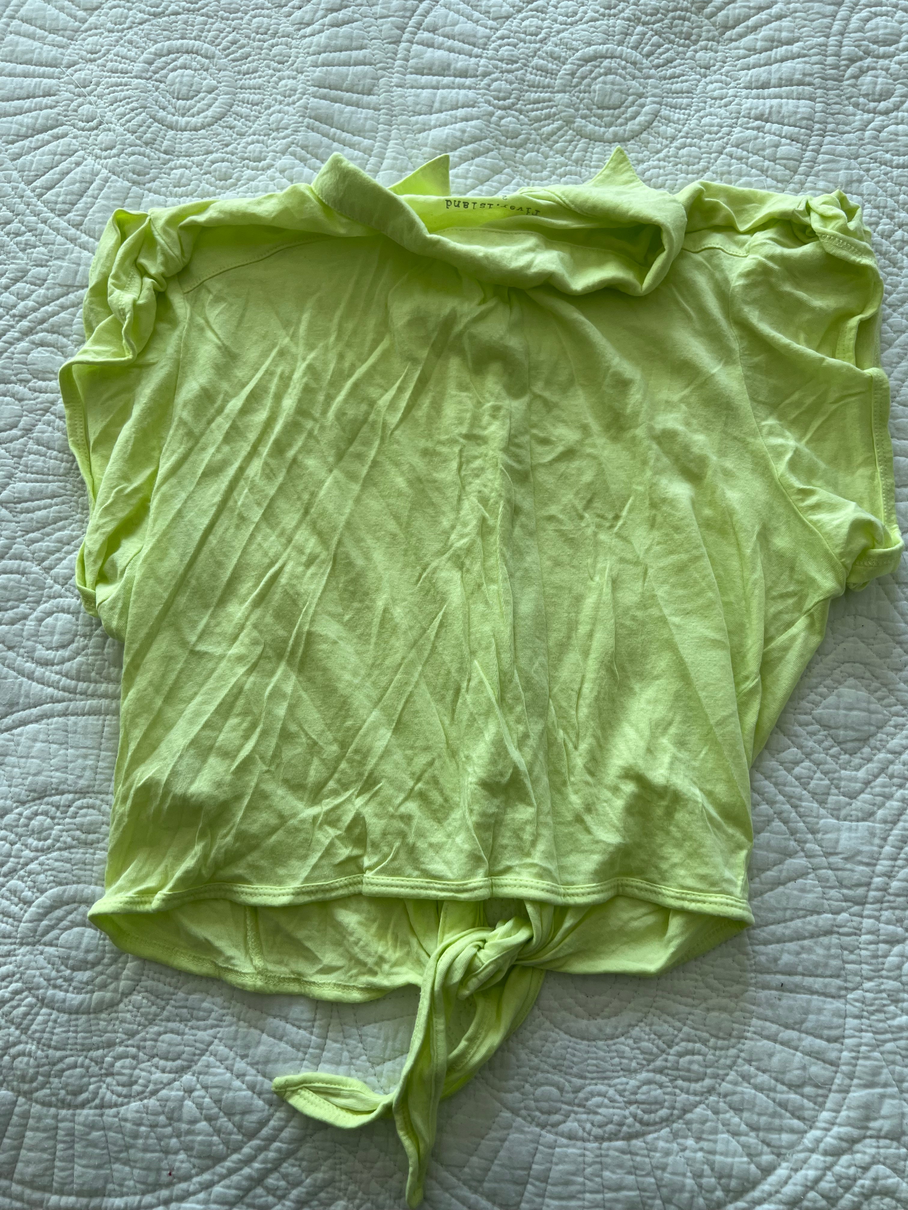 Green button up top