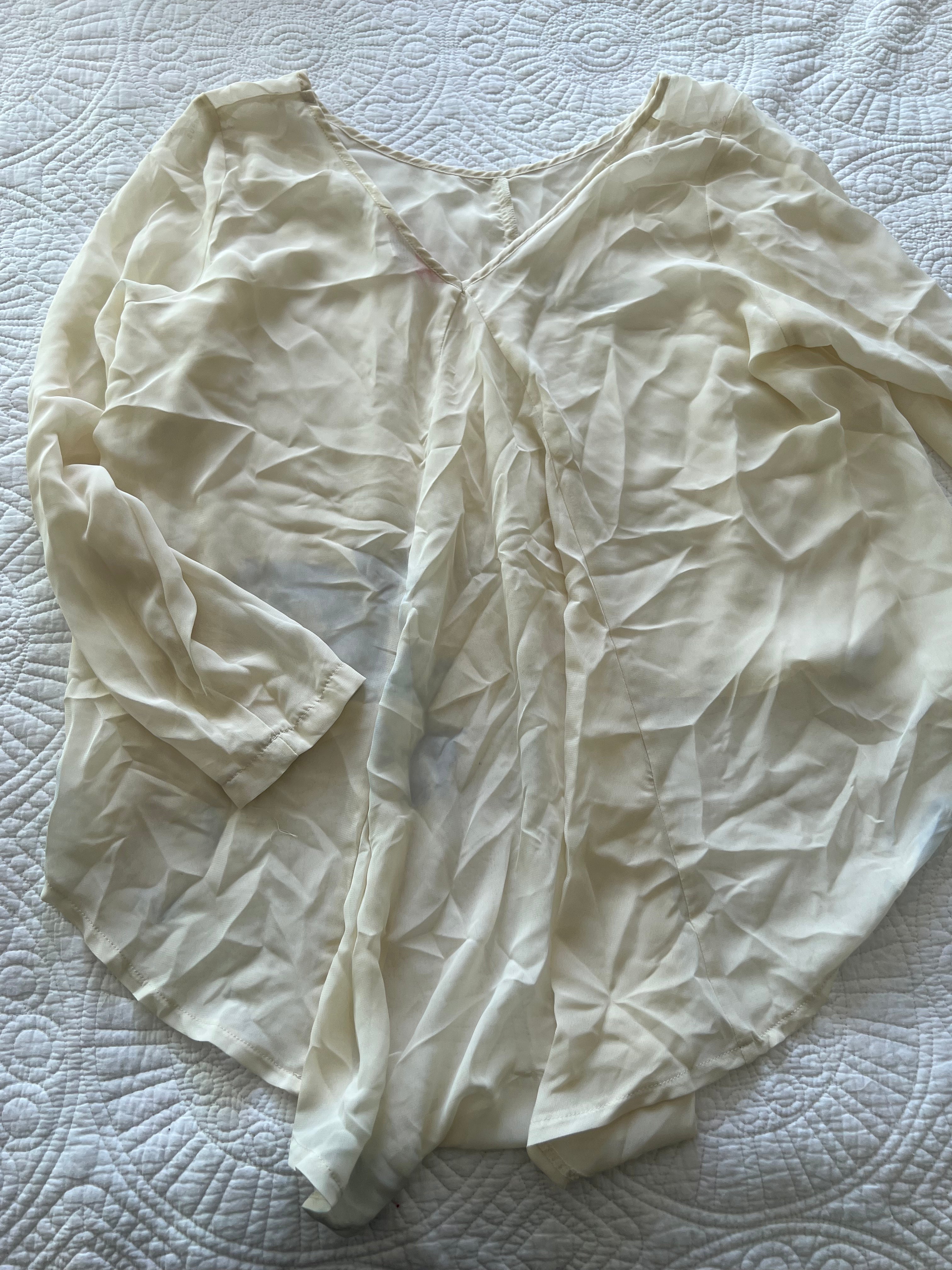 Nude mesh top