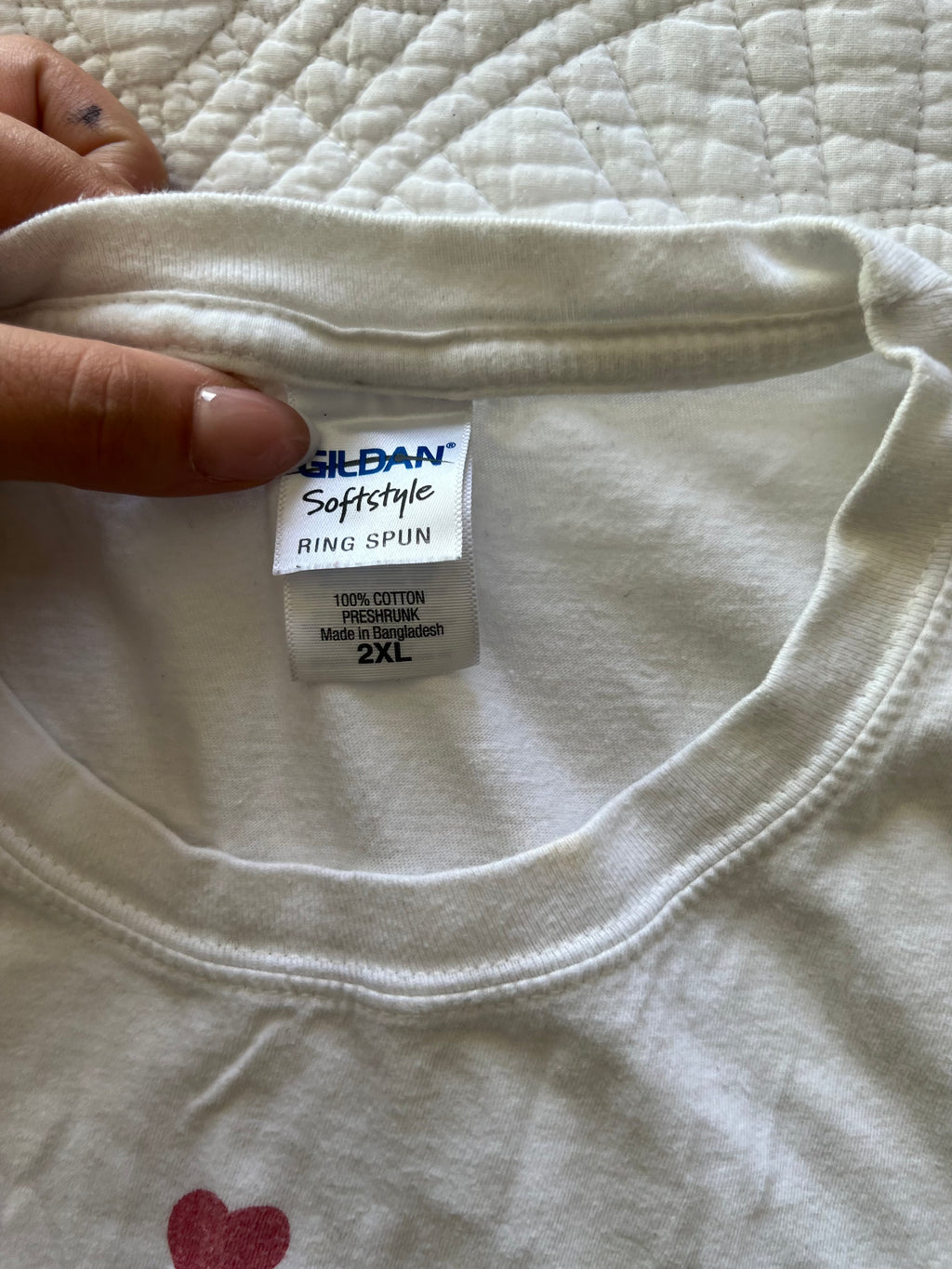White t-shirt