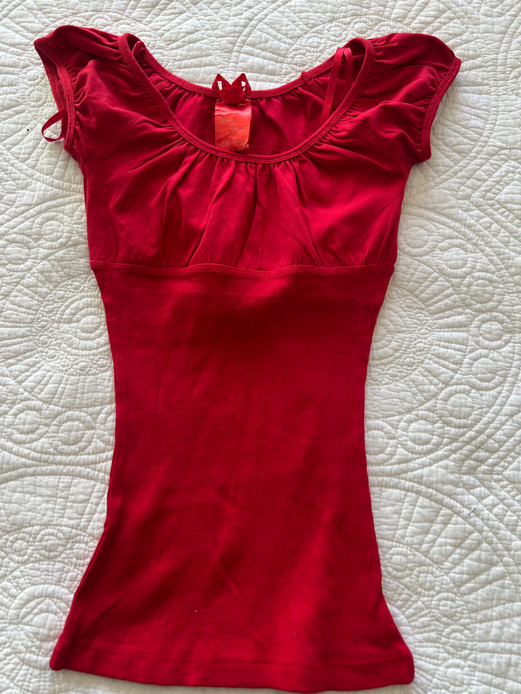 Evie red top