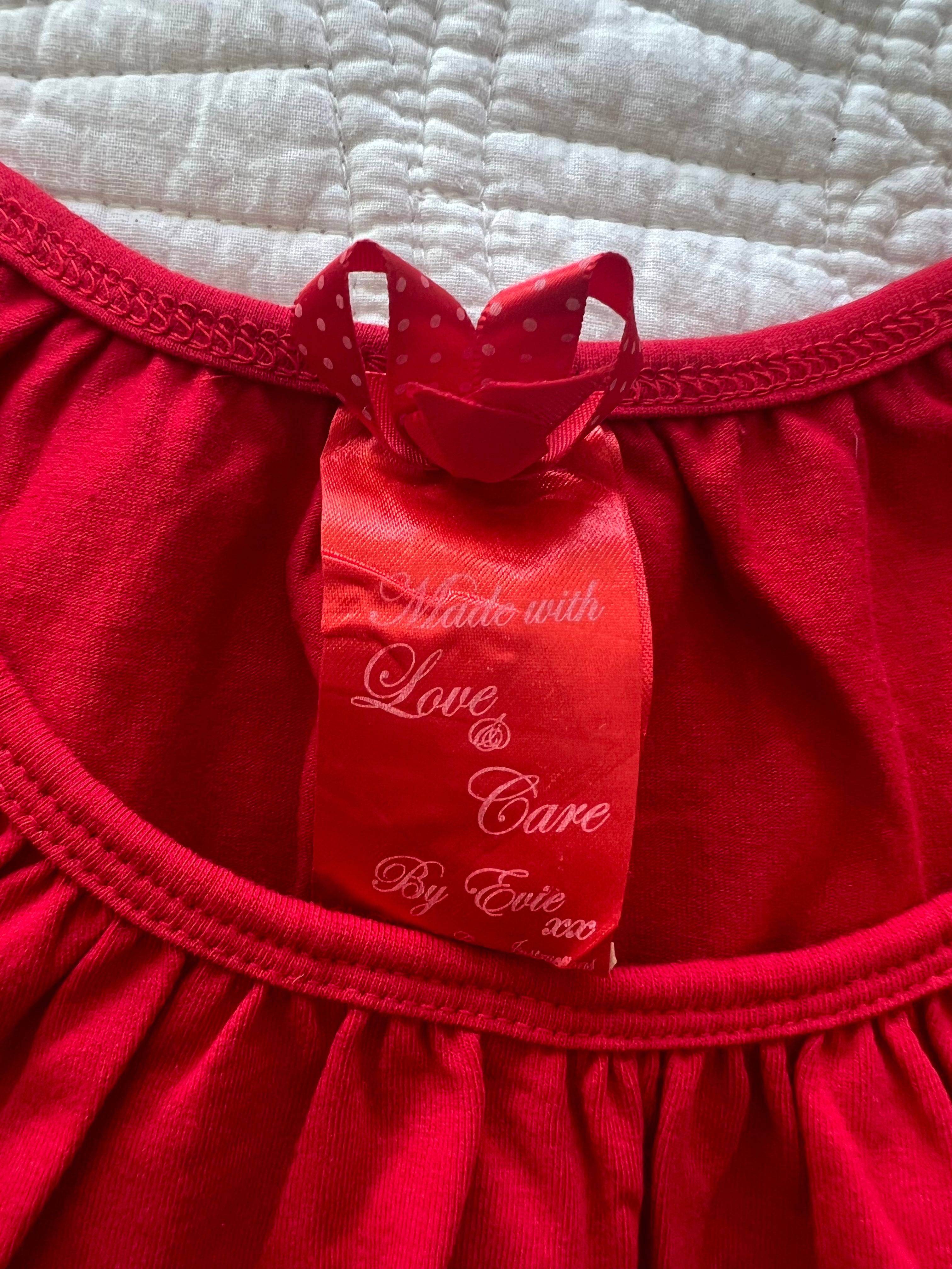 Evie red top