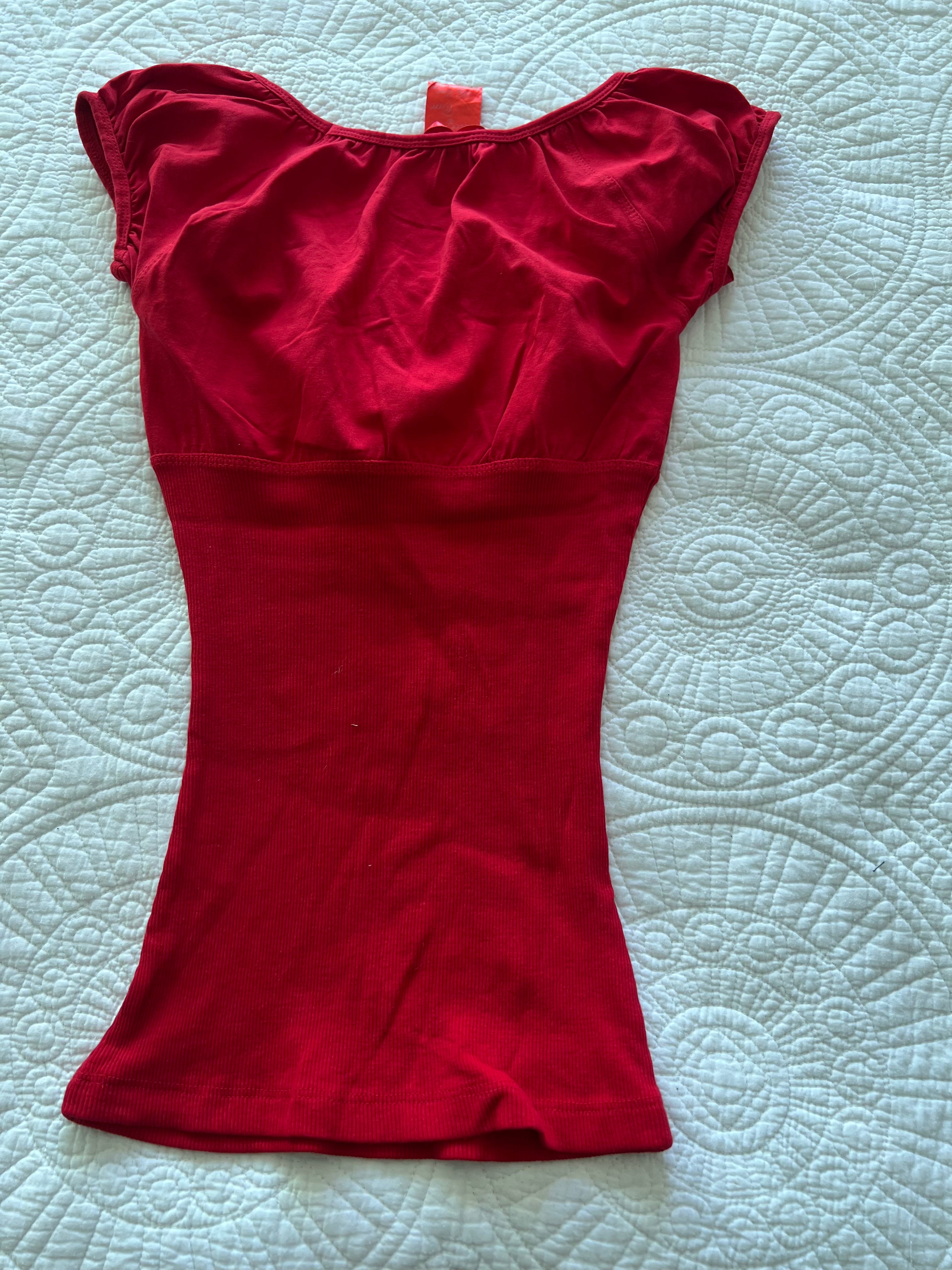 Evie red top