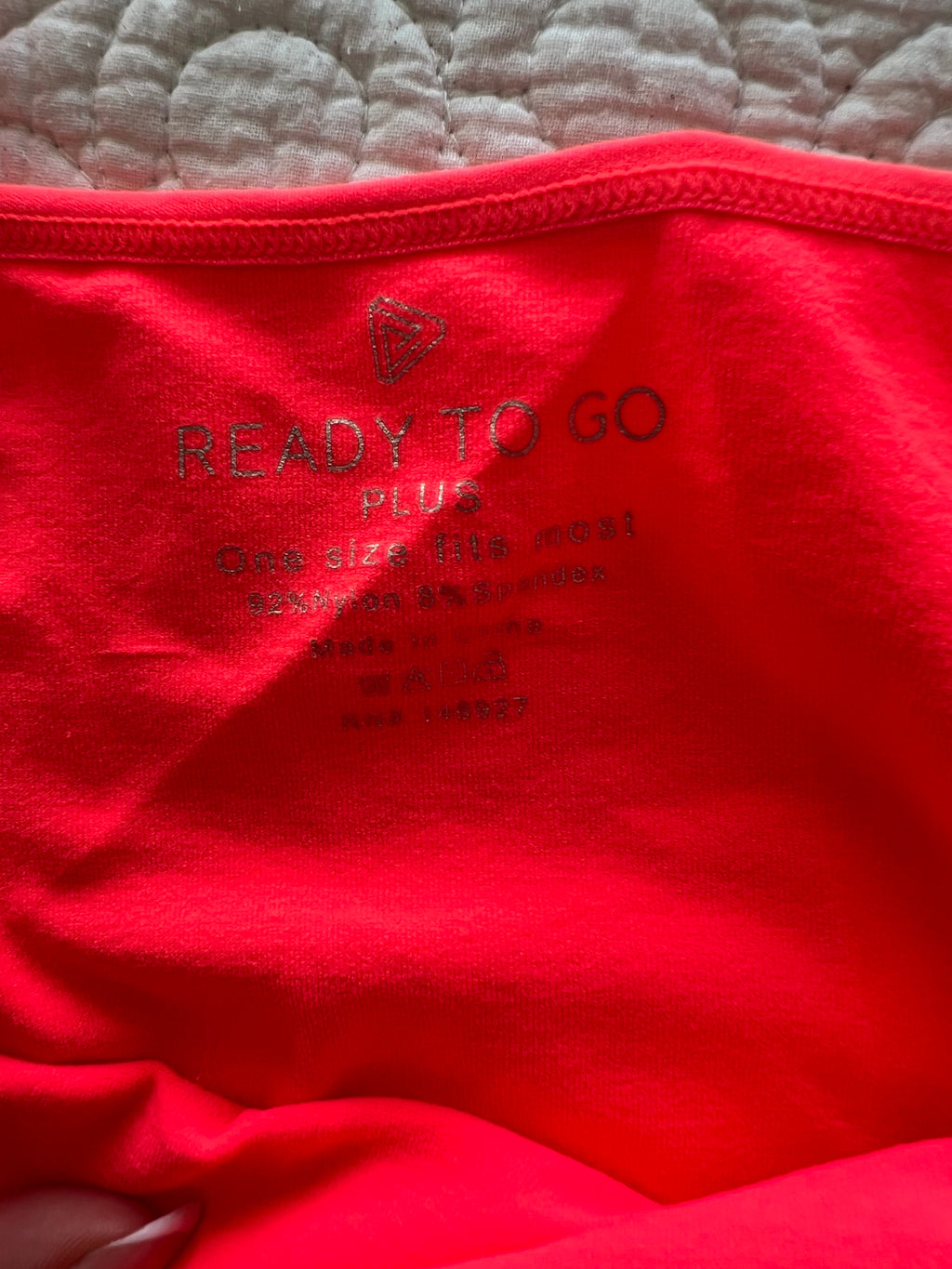 Neon pink vest top