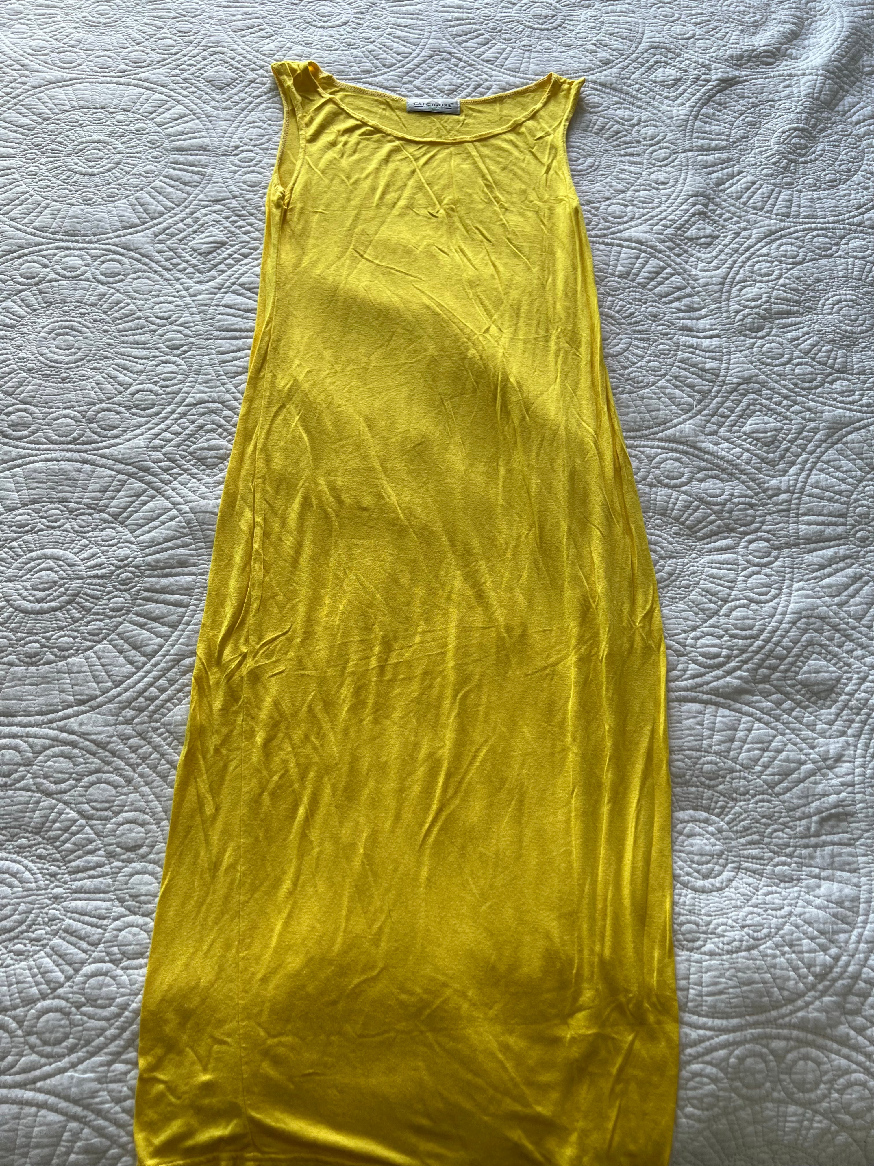 Long yellow top