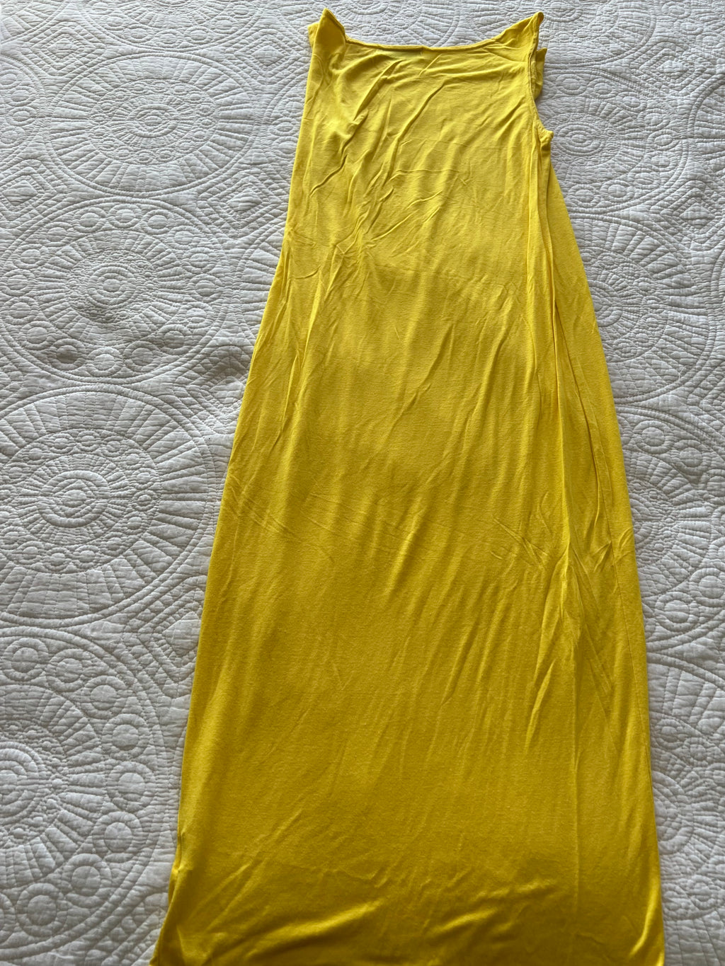 Long yellow top
