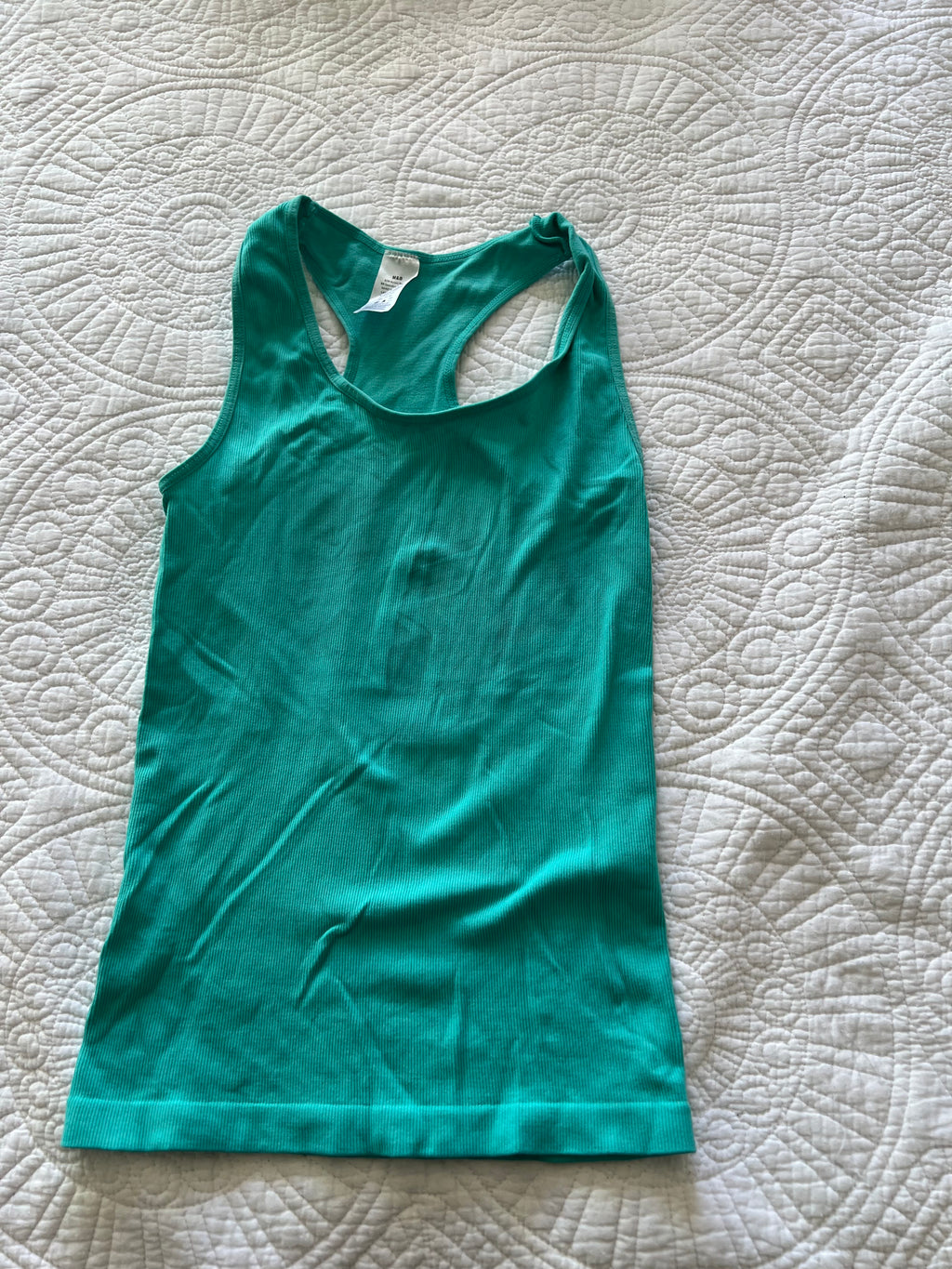 Green vest top