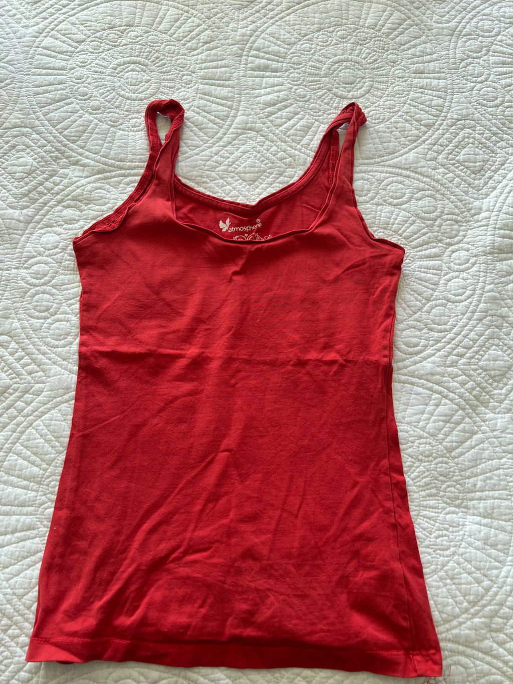 Red vest top
