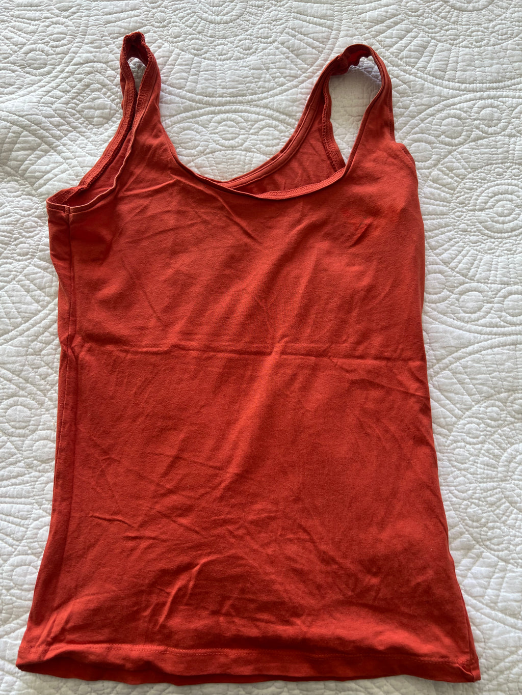 Oranage vest top