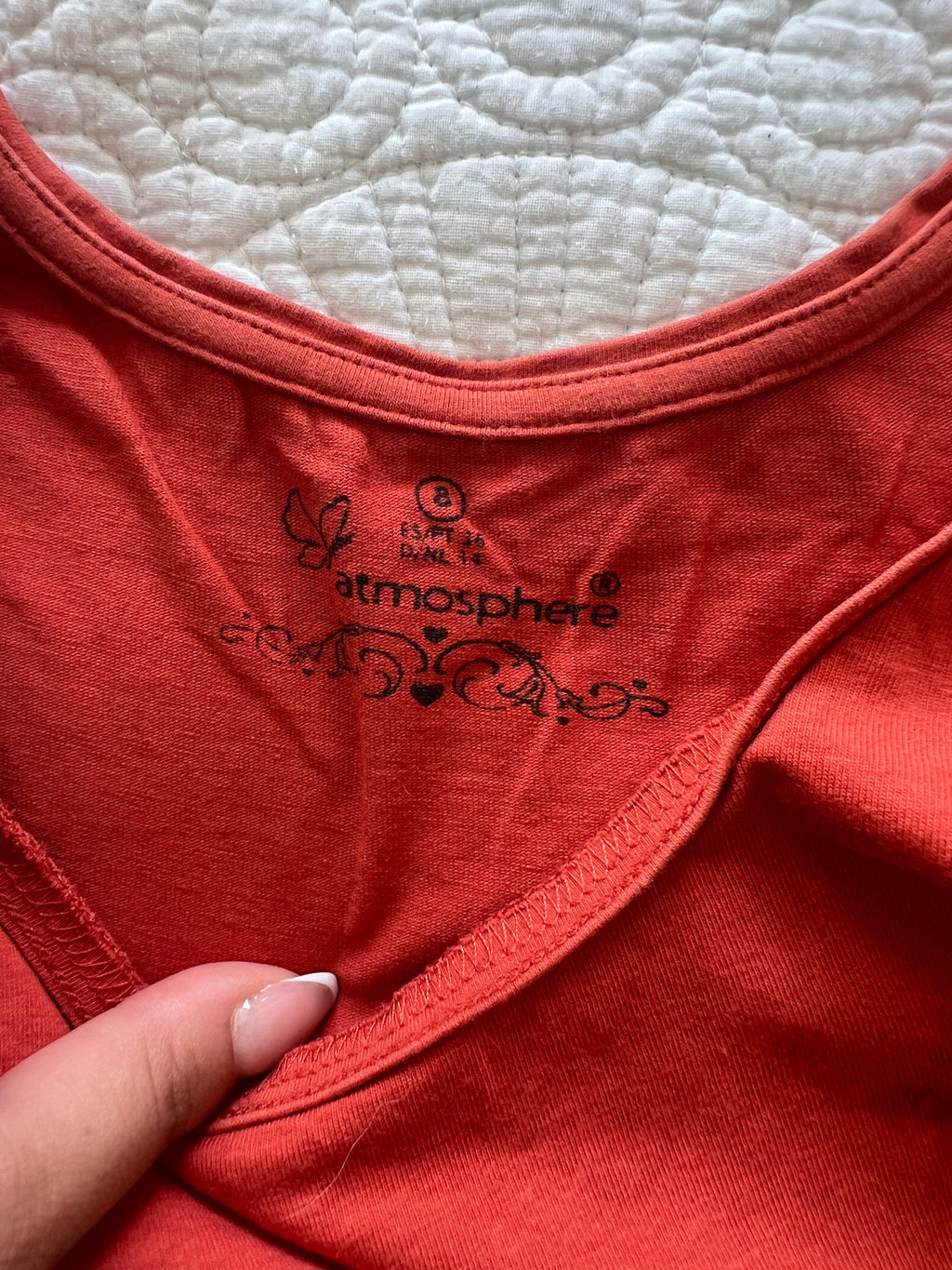 Oranage vest top