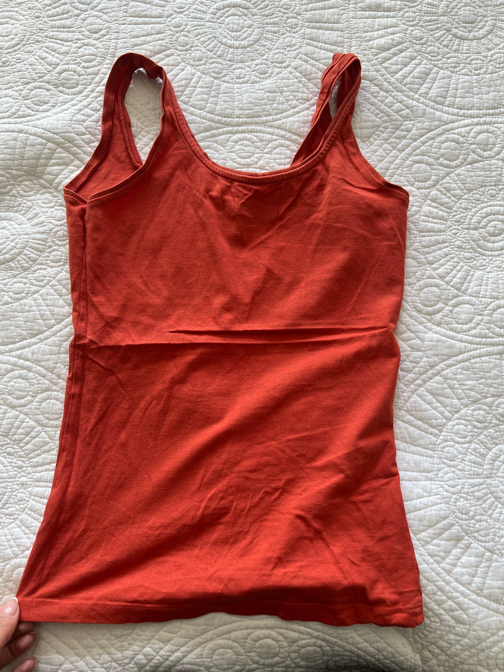 Oranage vest top