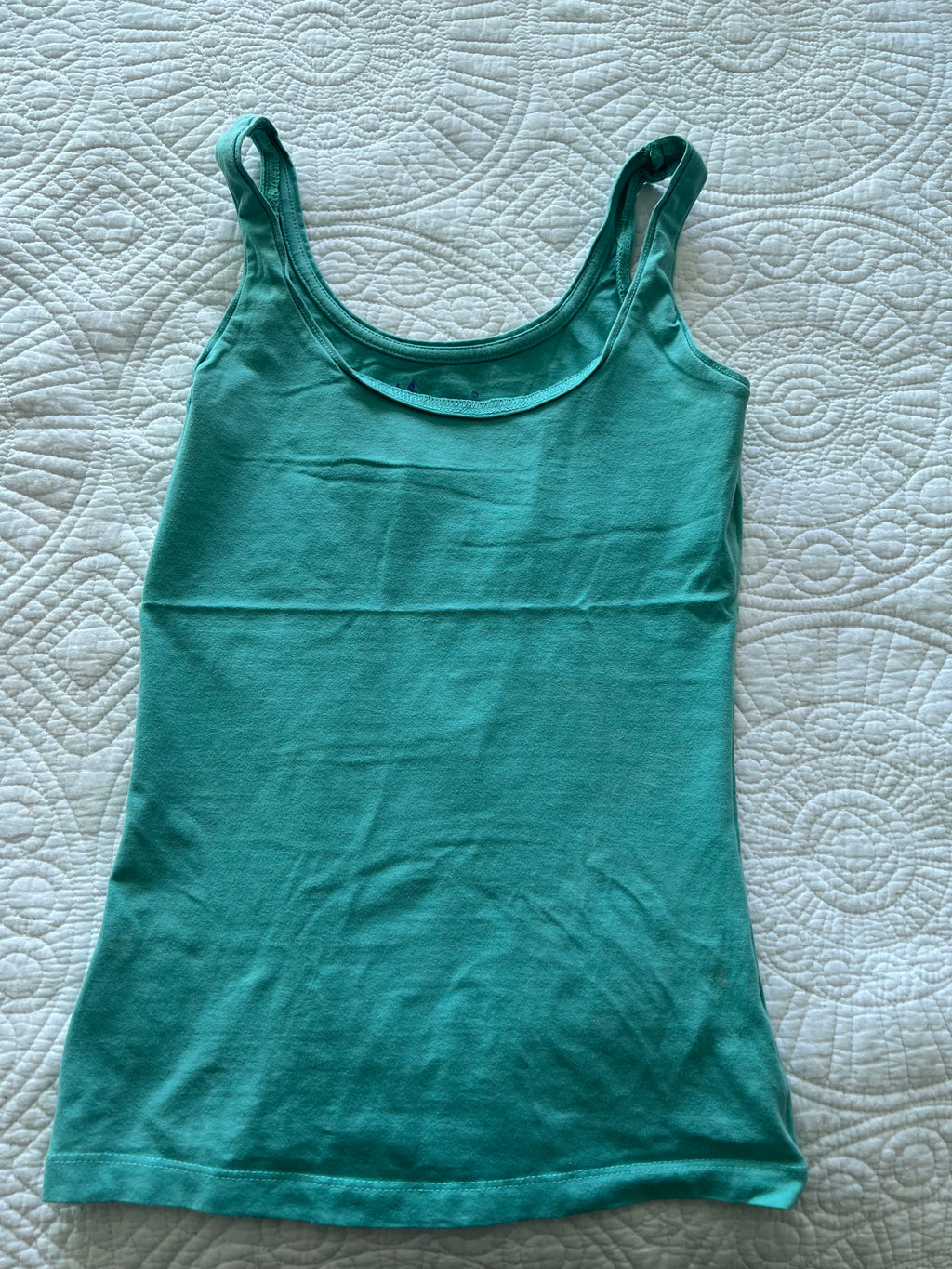 Green vest top