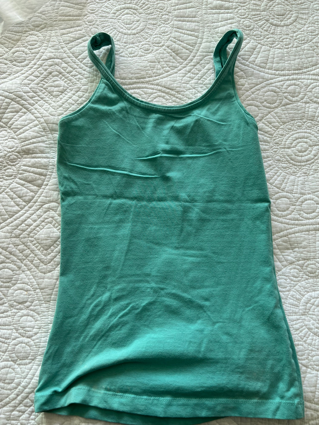 Green vest top
