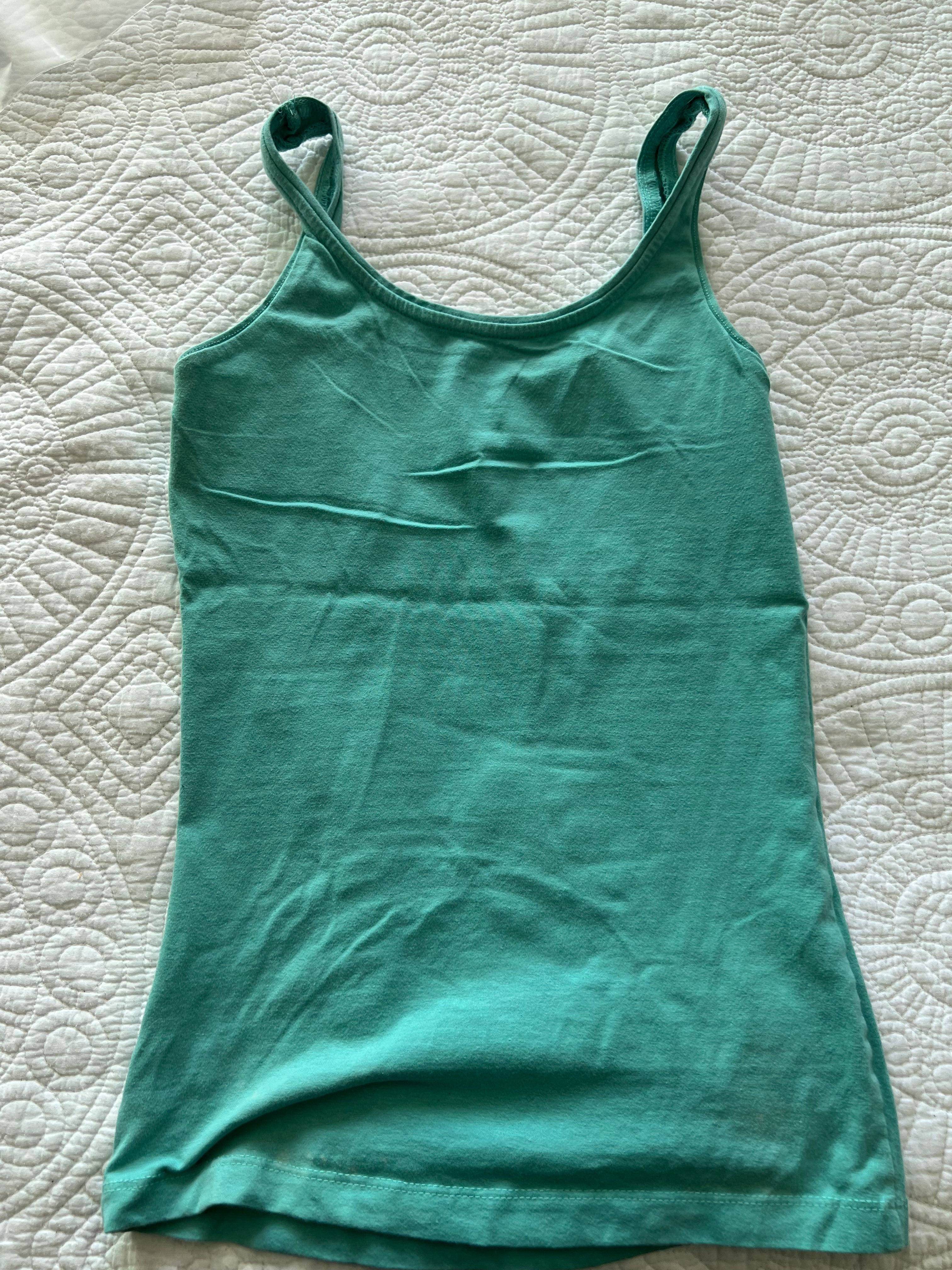 Green vest top