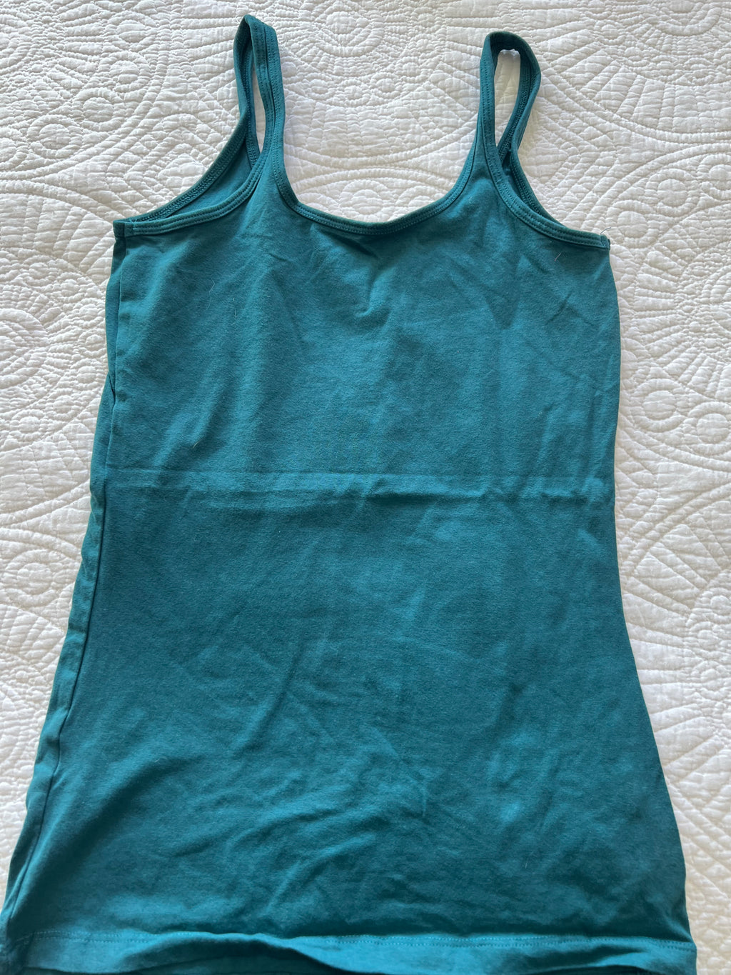 Green vest top