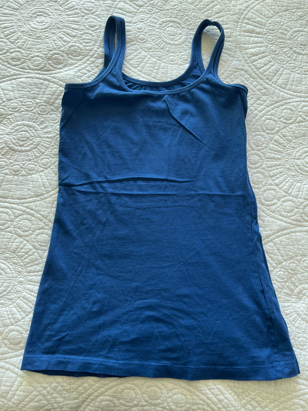 Blue vest top