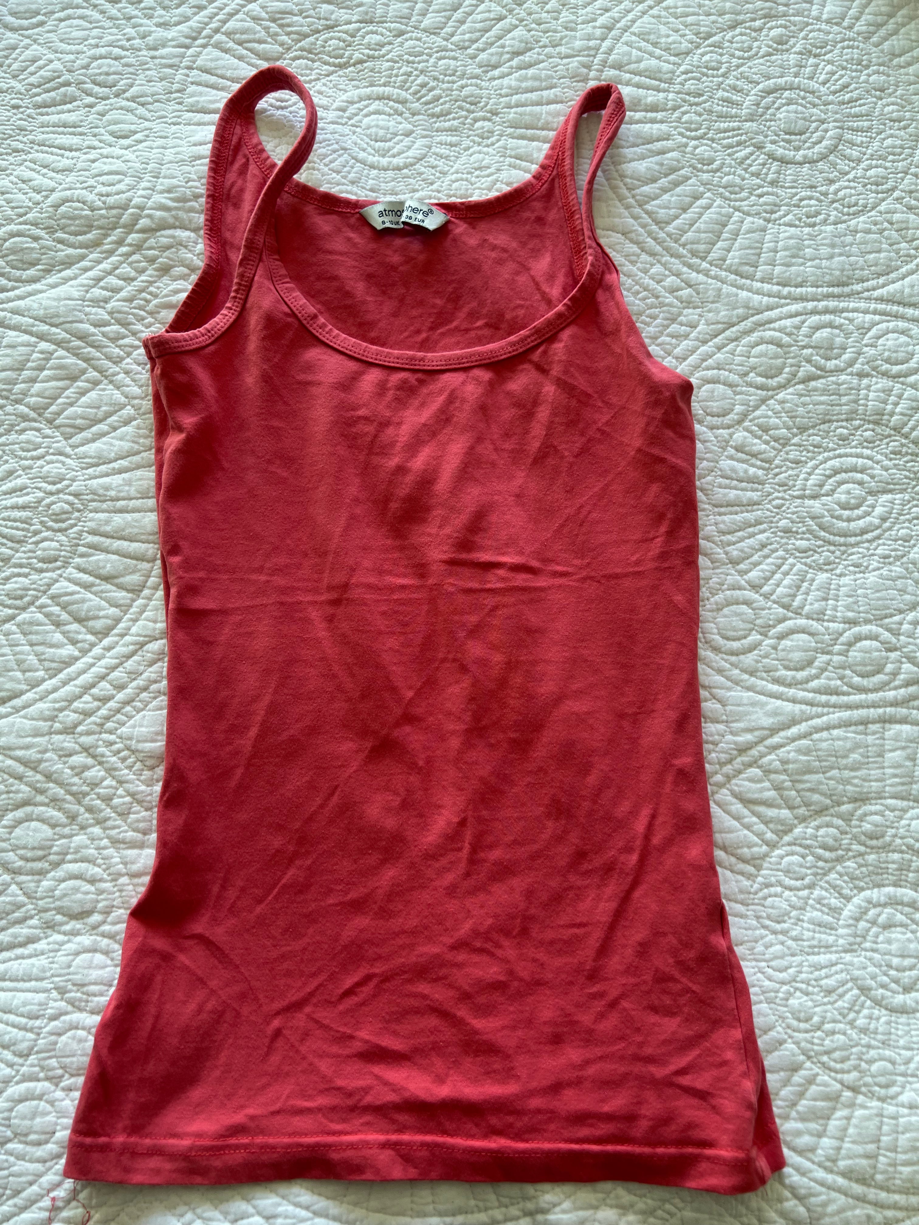Red vest top