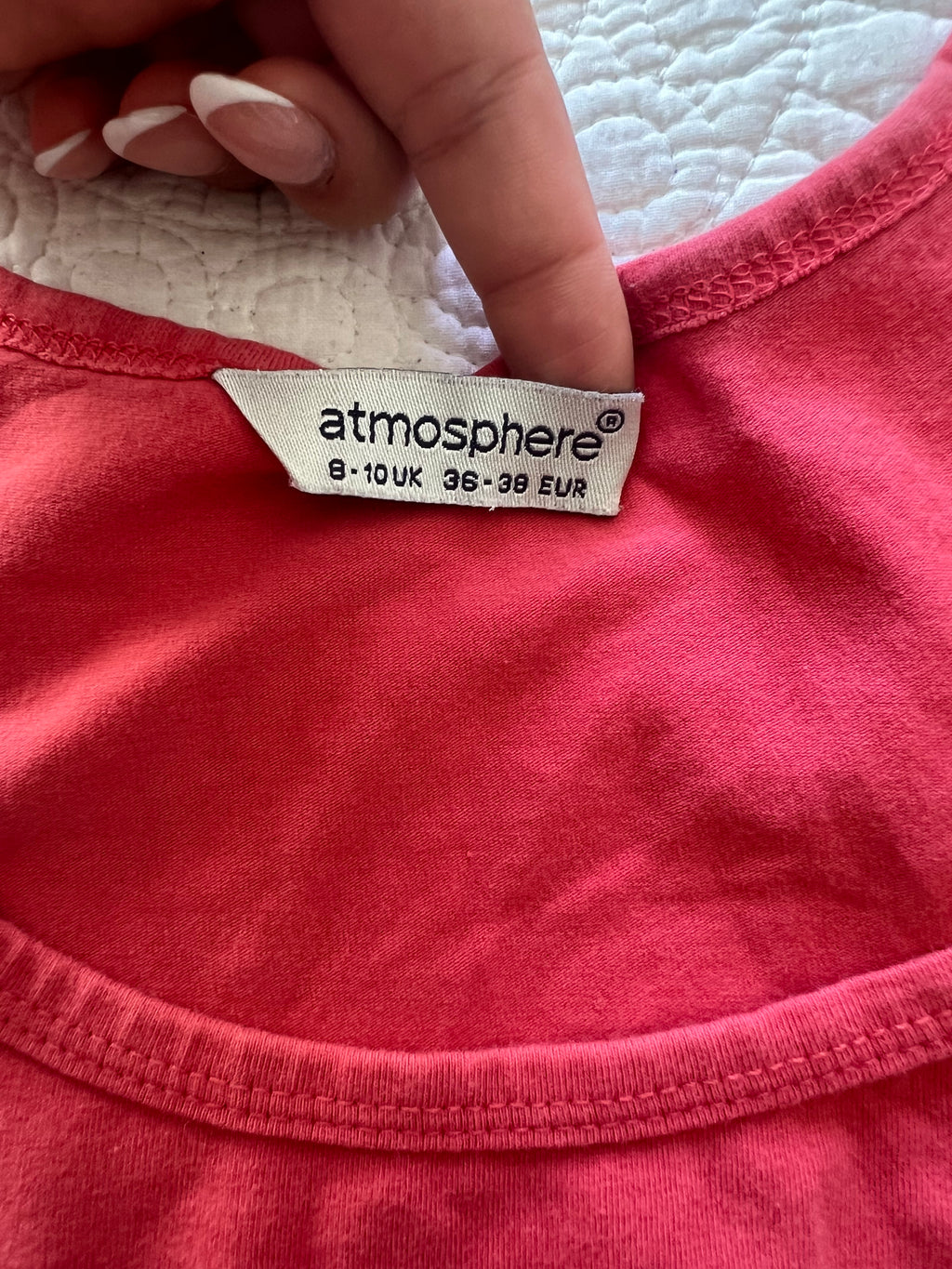 Red vest top