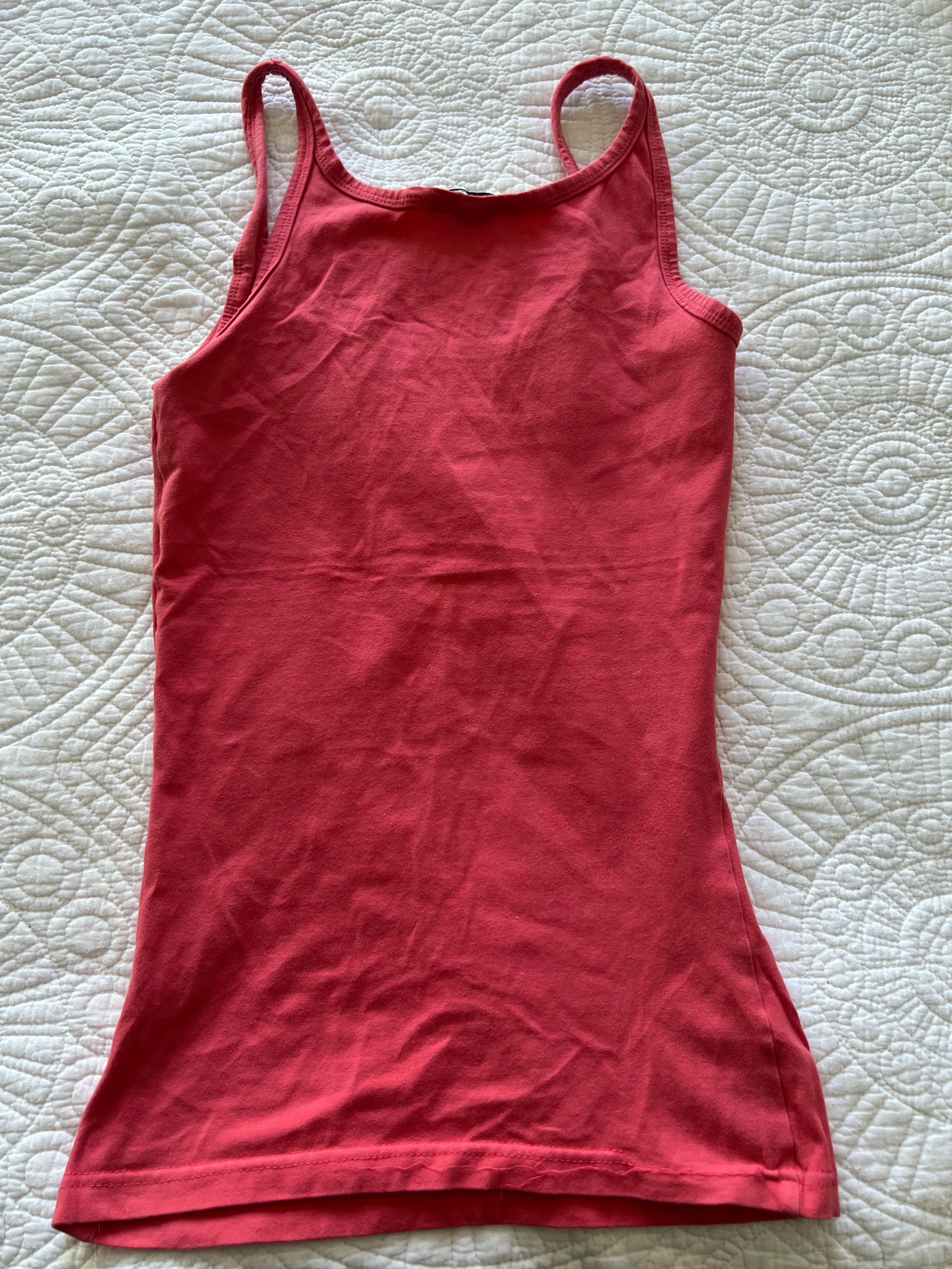 Red vest top