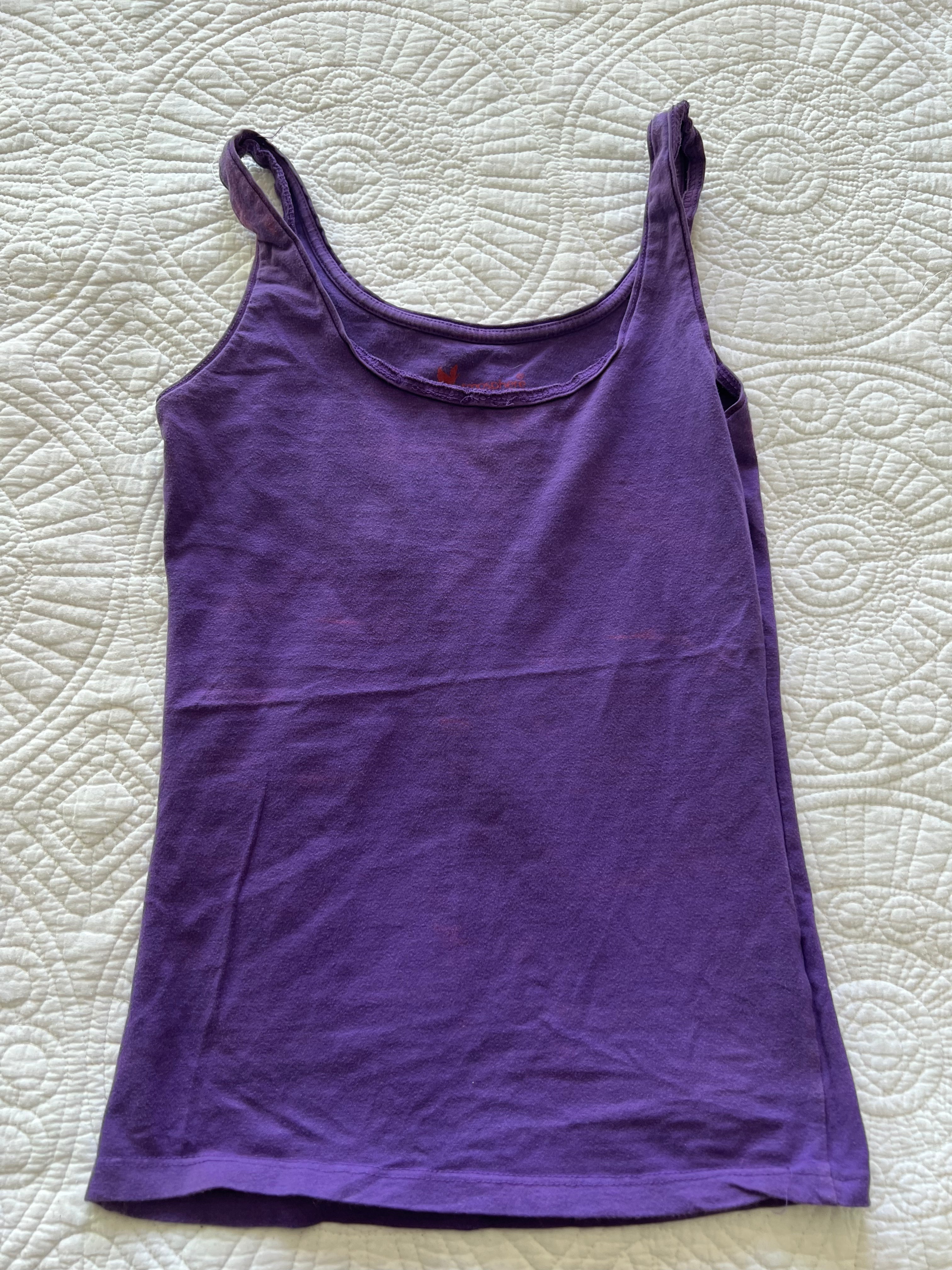 Purple vest top
