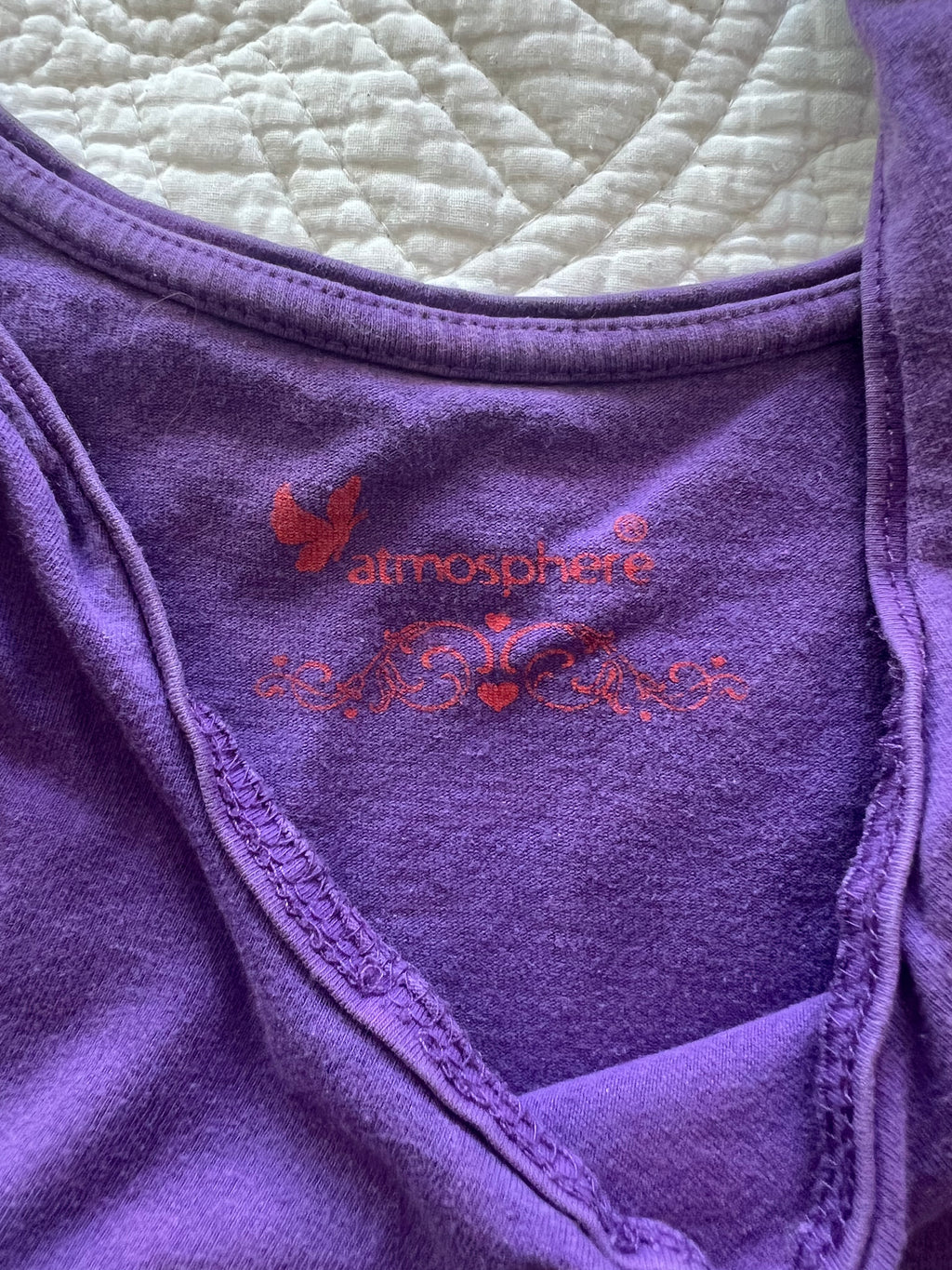 Purple vest top