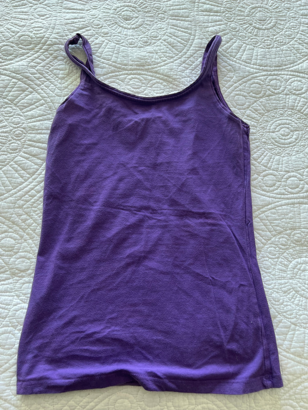 Purple vest top